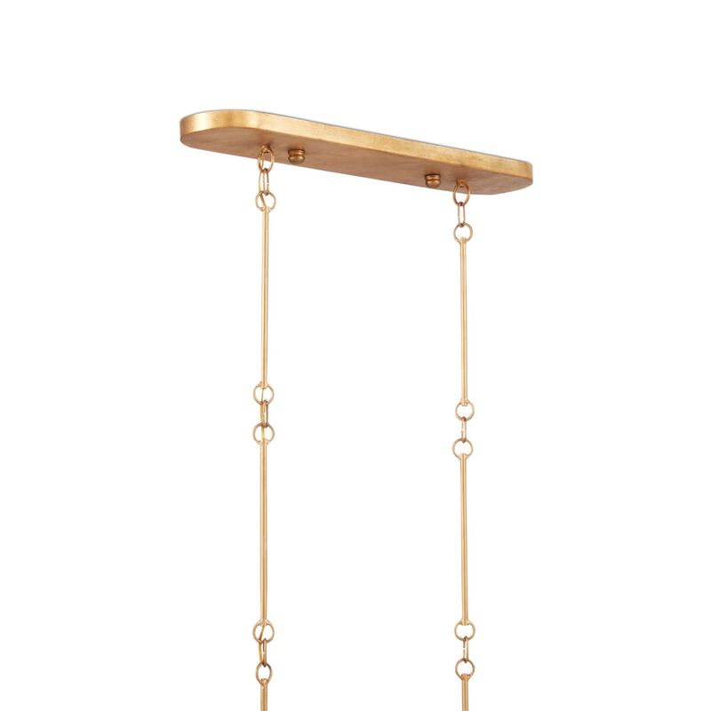 Grand Lotus 51 Inch Linear Suspension Light by Currey and Company