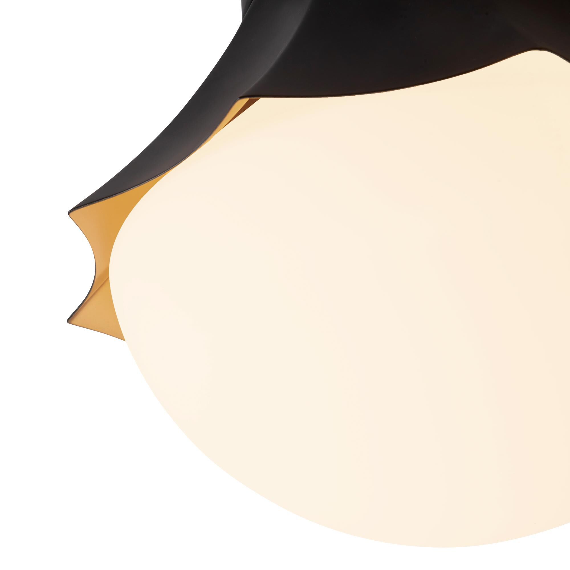 Peyton Fox Shelton 11 Inch Semi Flush Mount by Alora Mood