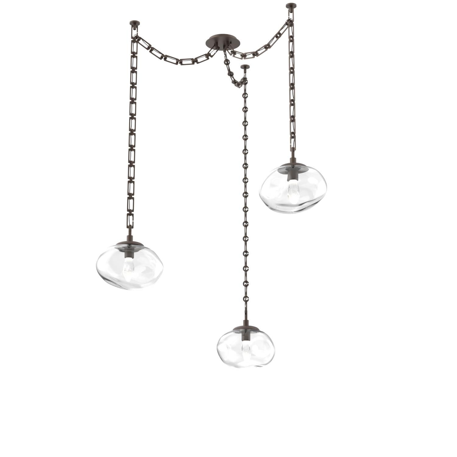 Levi Wilson Nova 19 Inch Multi Pendant Light by Hammerton Studio