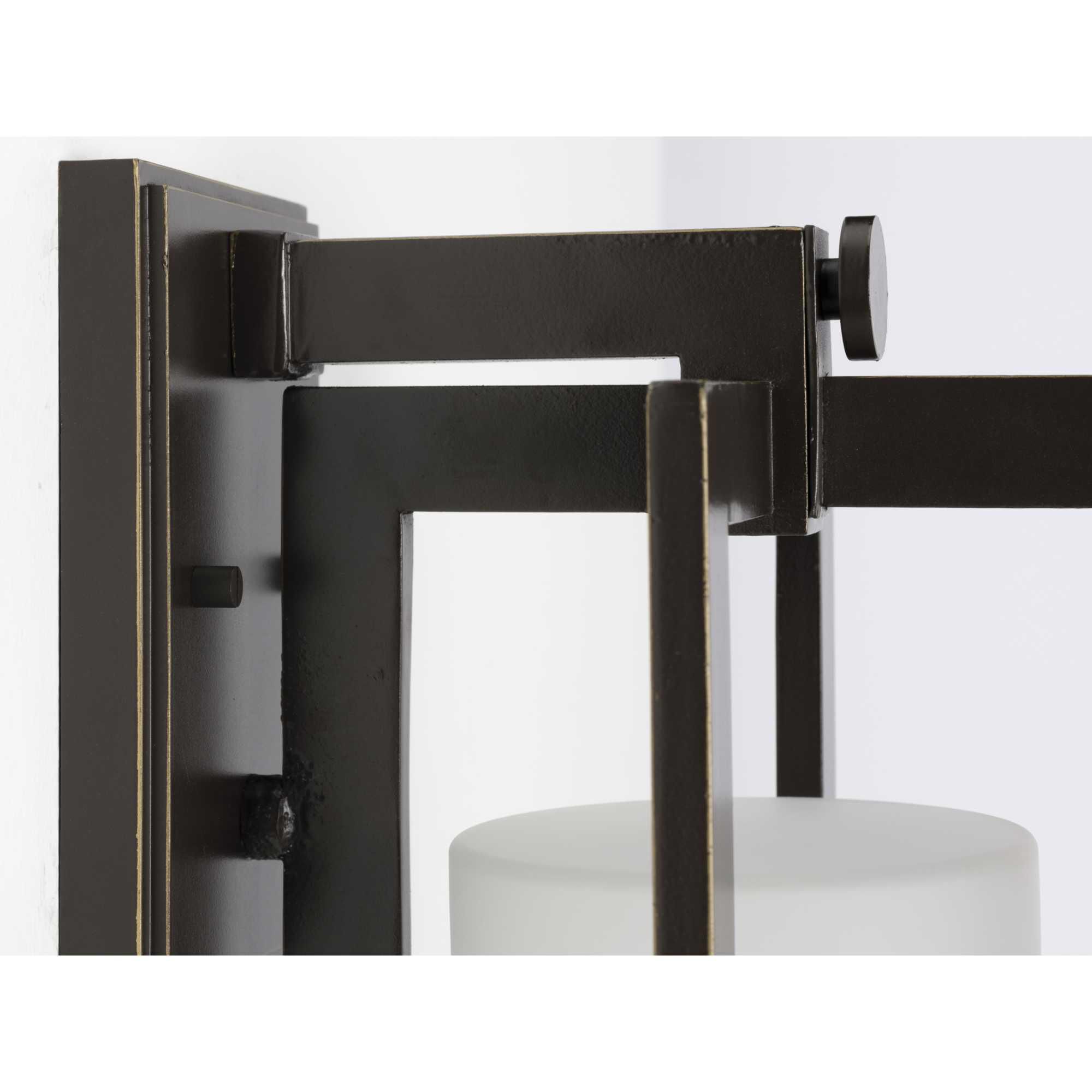 Shown in Oil Rubbed Bronze finish and Etched glass