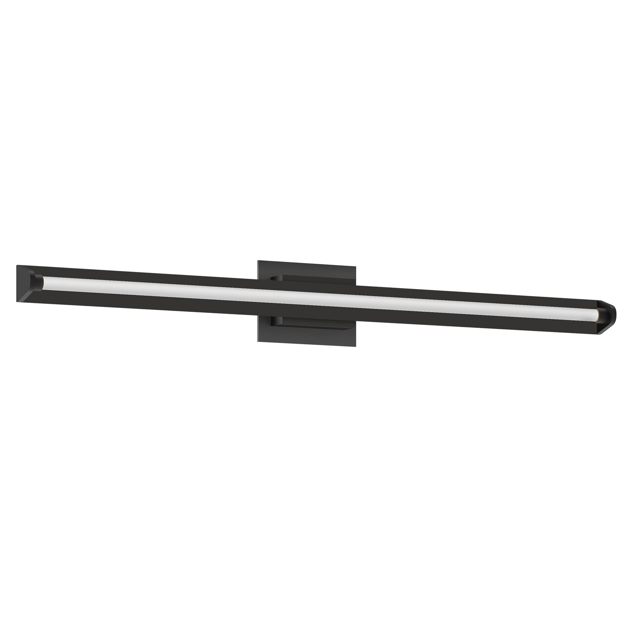 Shown in Black finish and Frosted Acrylic glass