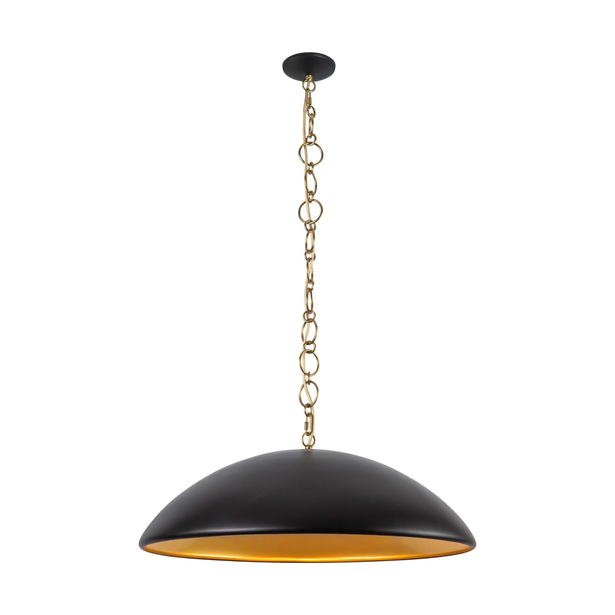 Shown in Matte Black finish and Steel shade