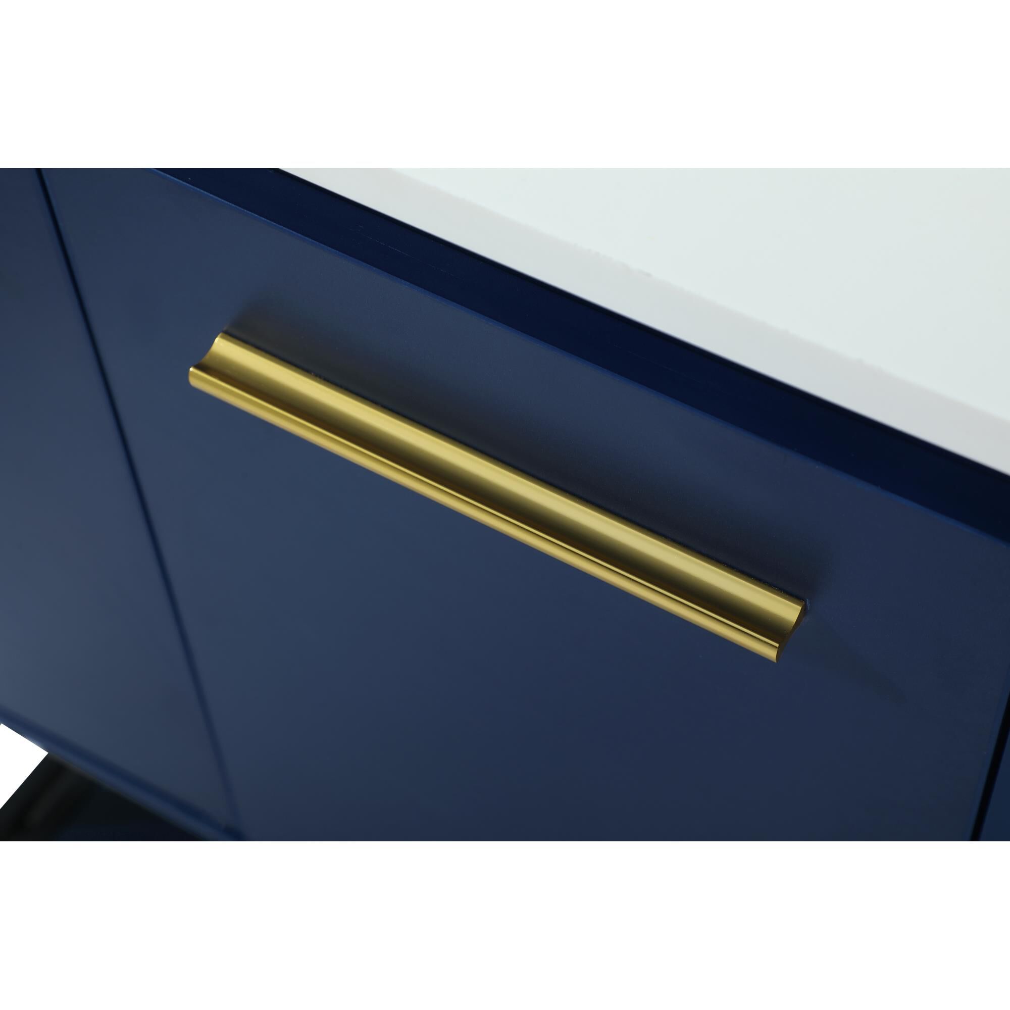 Shown in Blue finish