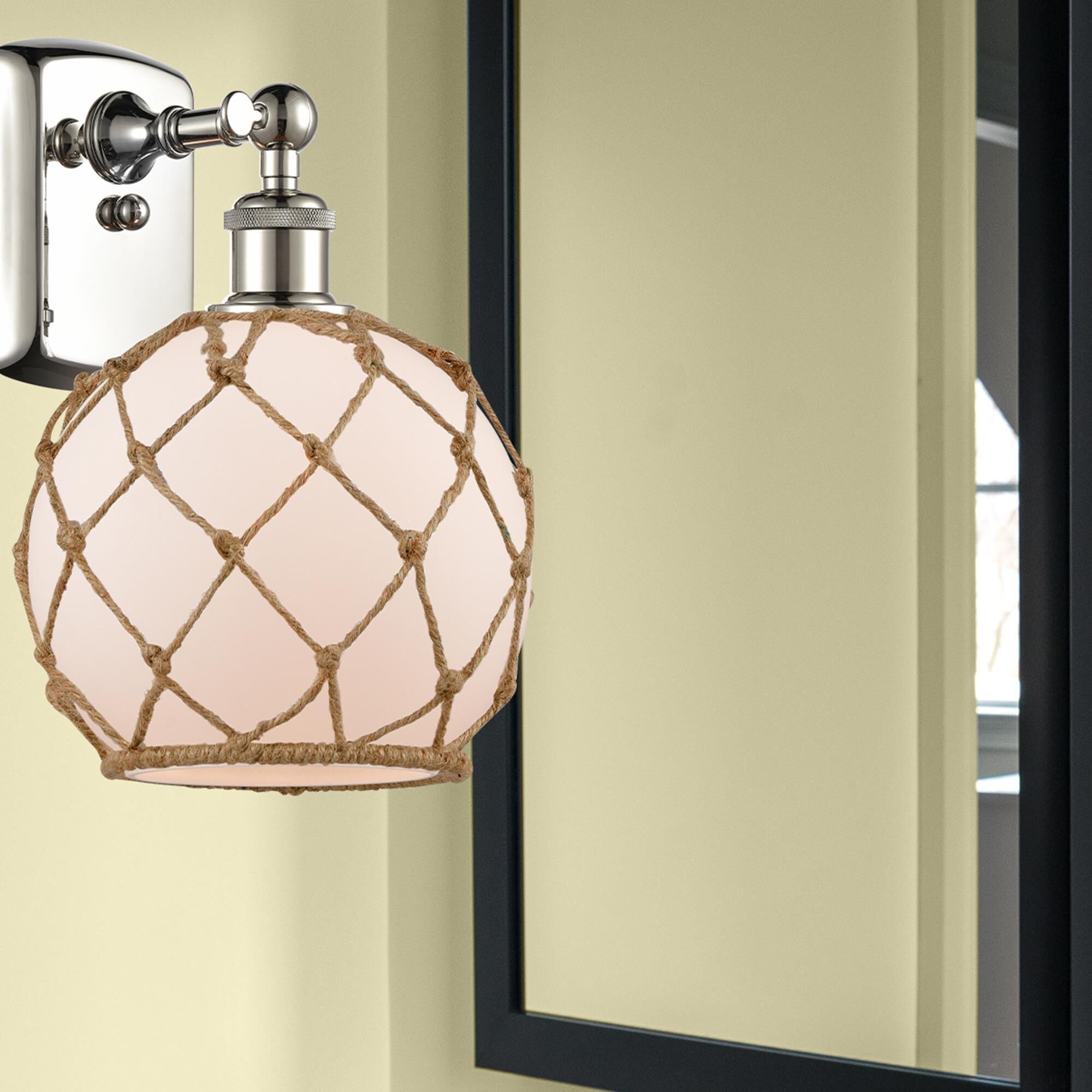 Bruno Marashlian Farmhouse Rope 13 Inch Wall Sconce by Innovations Lighting