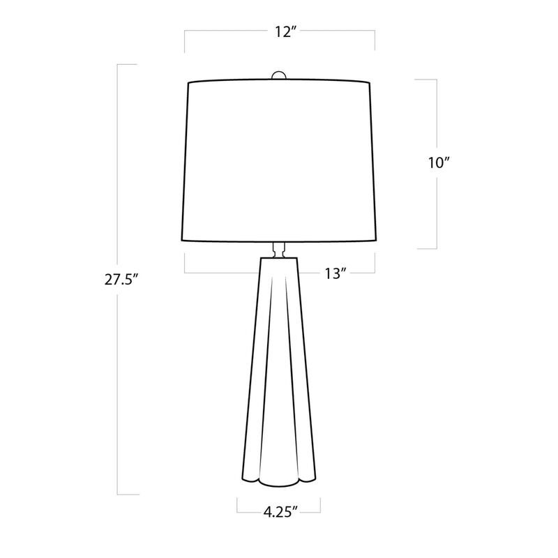 Quatrefoil Medium Table Lamp by Regina Andrew