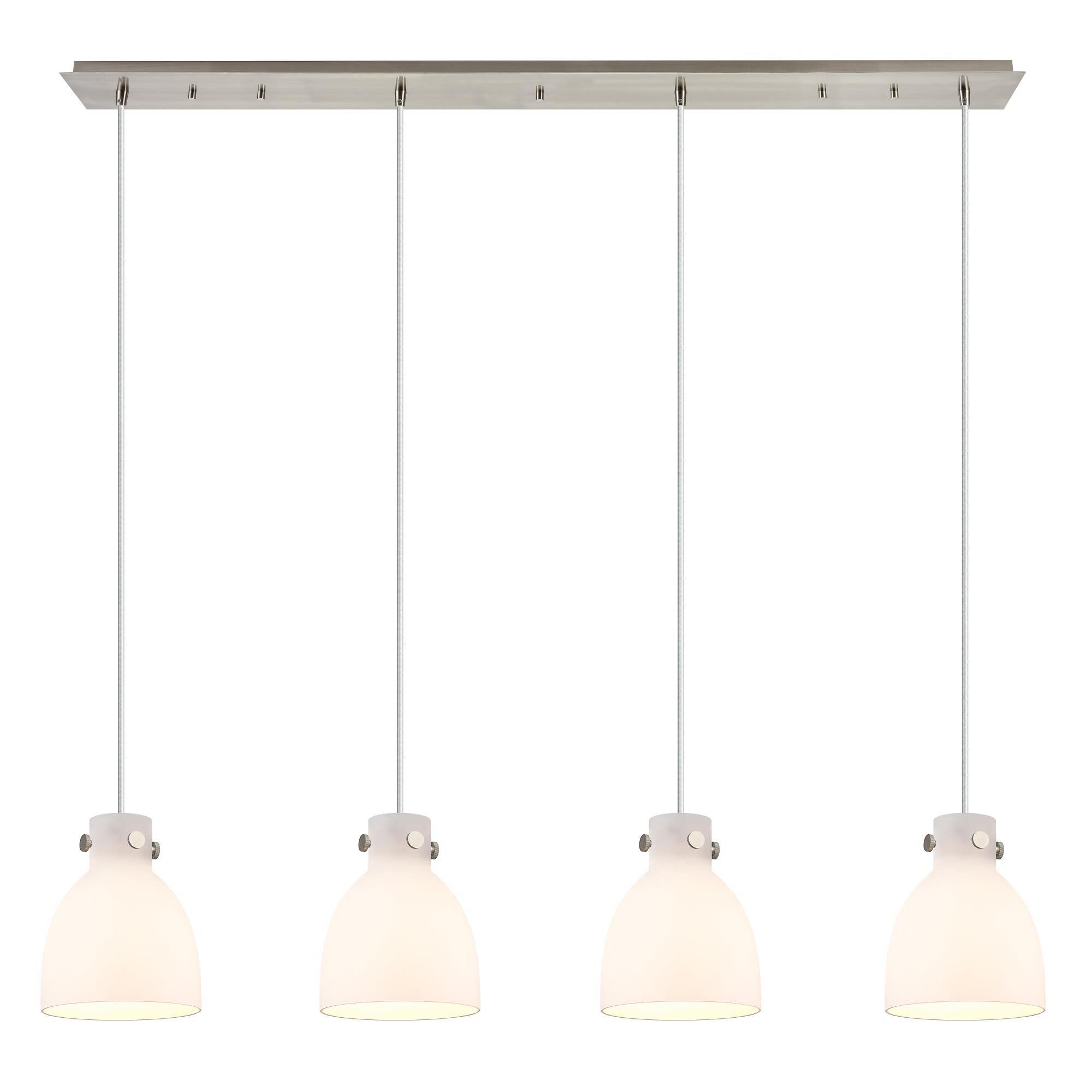Bruno Marashlian Newton Bell 51 Inch 4 Light Linear Suspension Light by Innovations Lighting