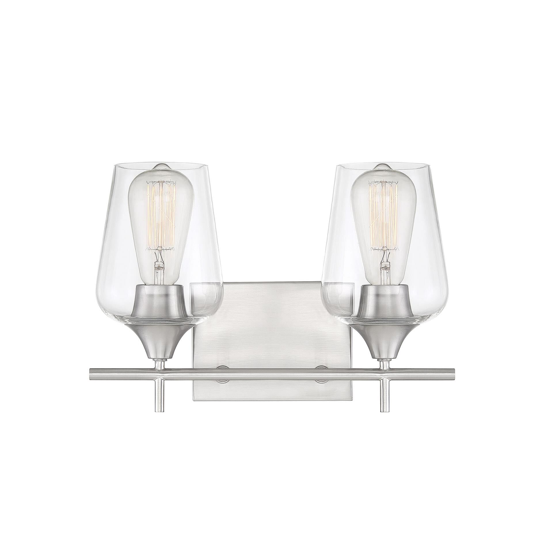 Octave 13 Inch 2 Light Bath Vanity Light by Savoy House