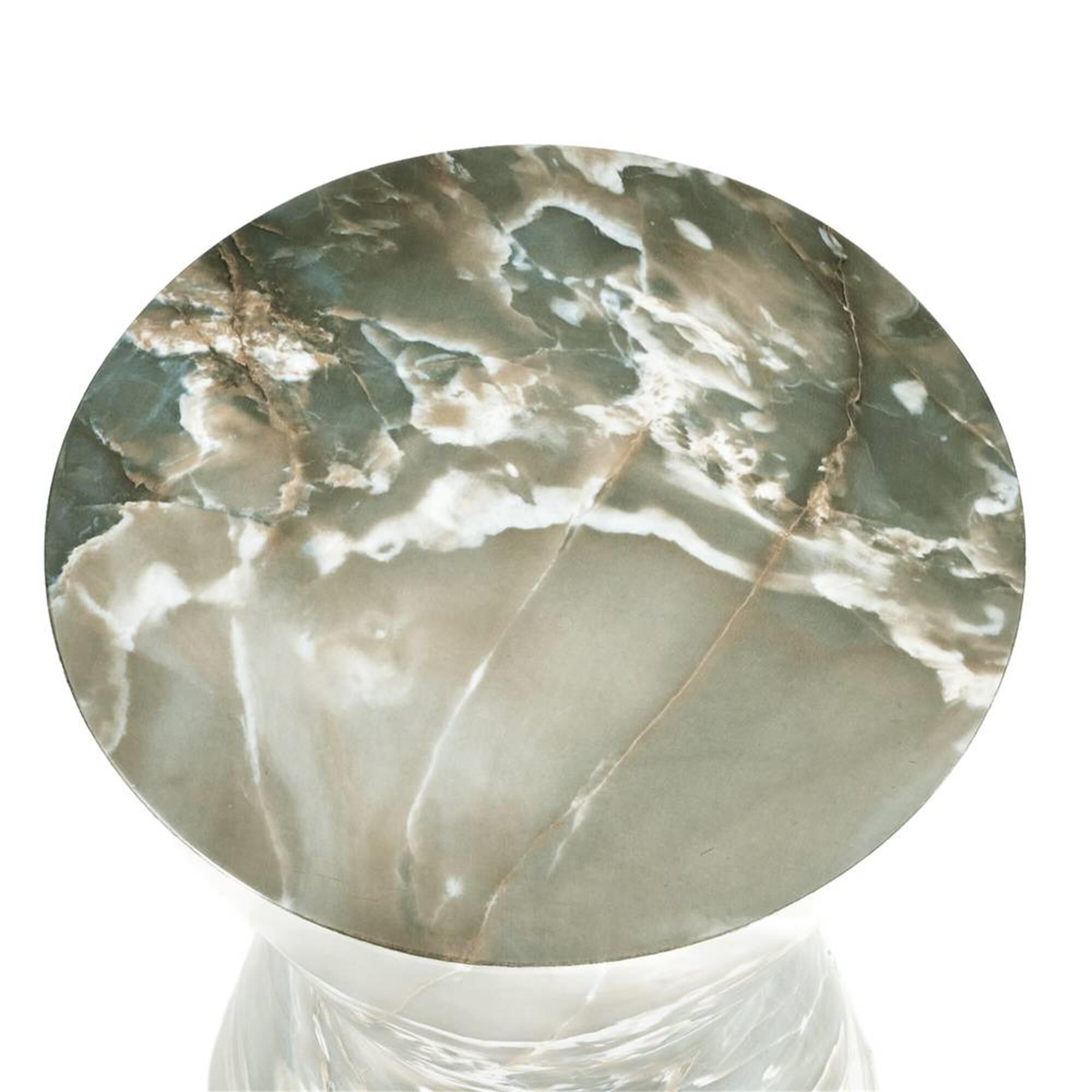 Shown in Jade Faux Marble finish