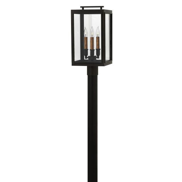 Sutcliffe 20 Inch Tall 3 Light Outdoor Post Lamp by Hinkley Lighting