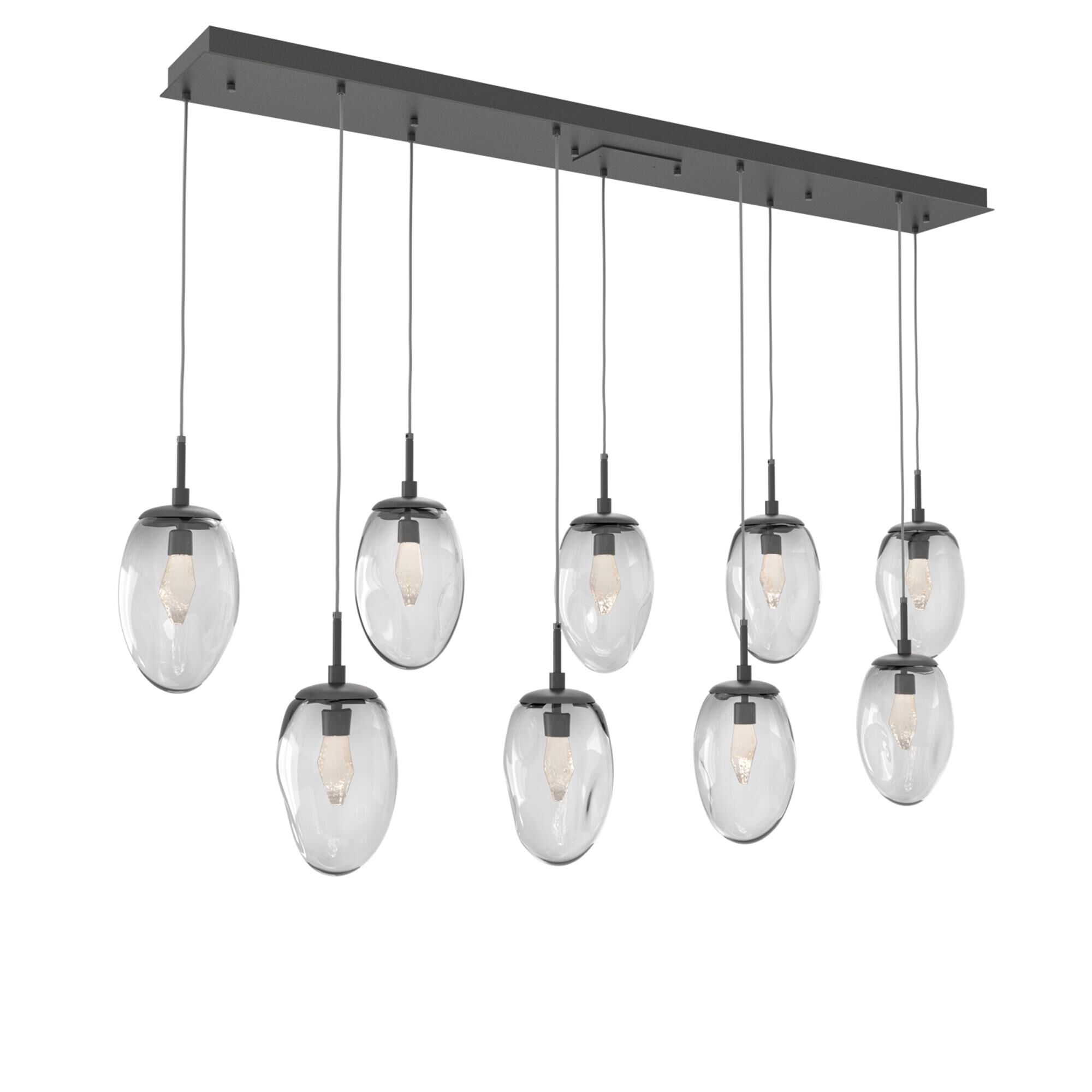 Shown in Graphite finish and Geo Inner And Clear Outer glass