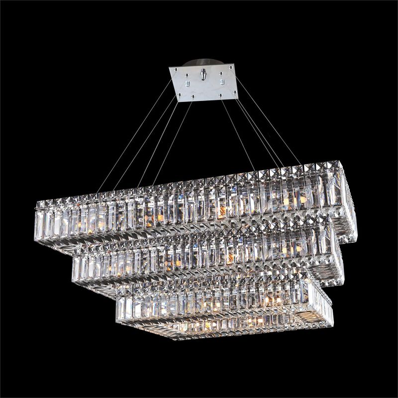 Baguette 27 Inch Pendant Light by Allegri