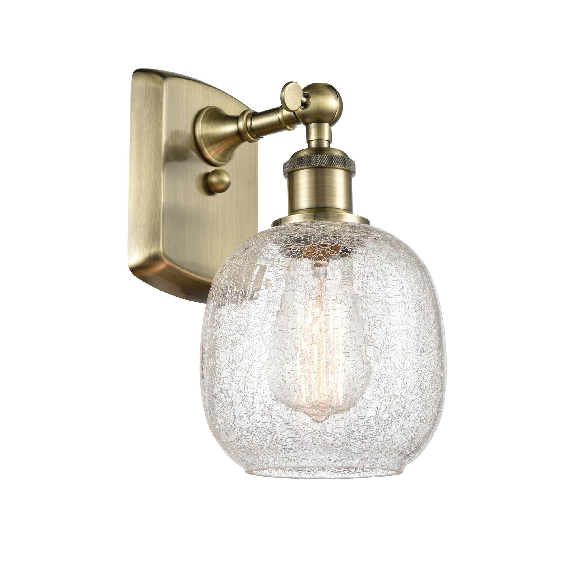 Shown in Antique Brass finish and Sphere glass and Glass shade