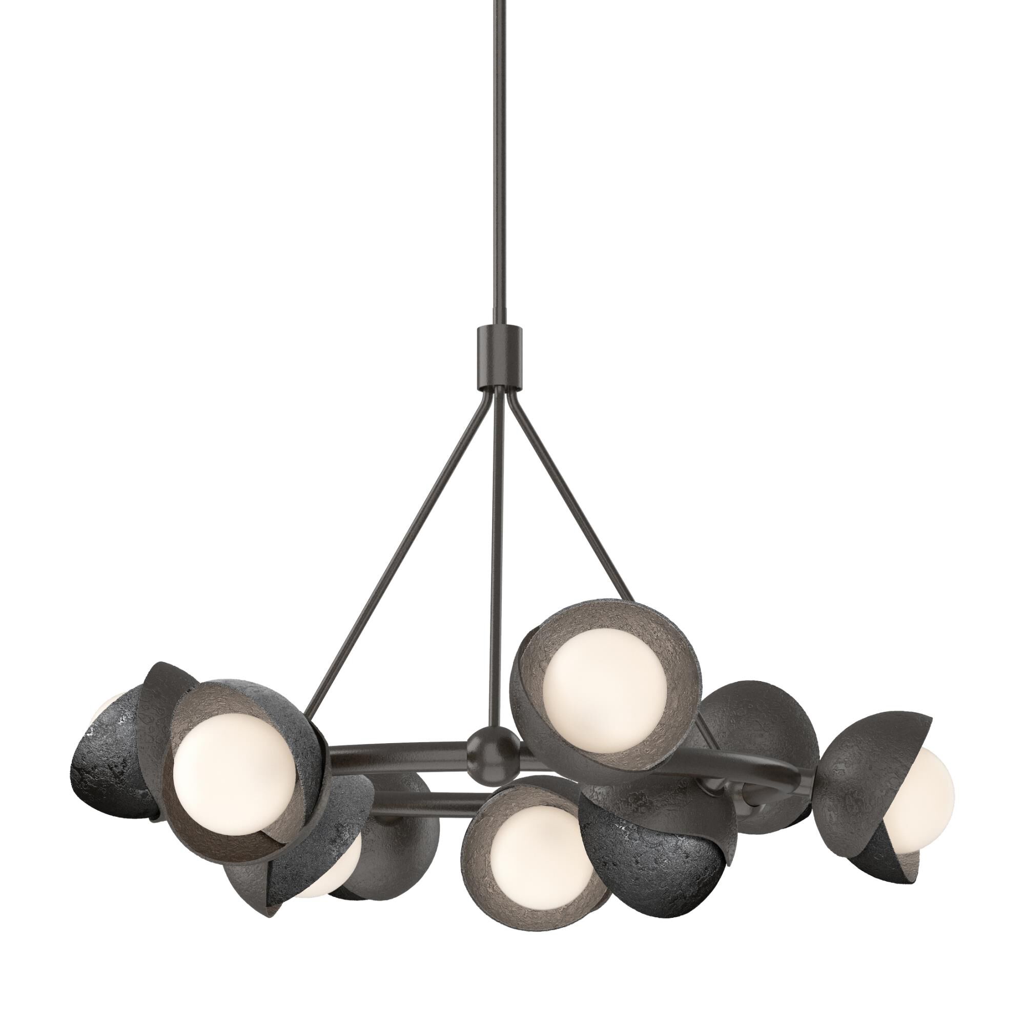 Shown in Oil Rubbed Bronze finish and Opal glass and Opal Glass shade