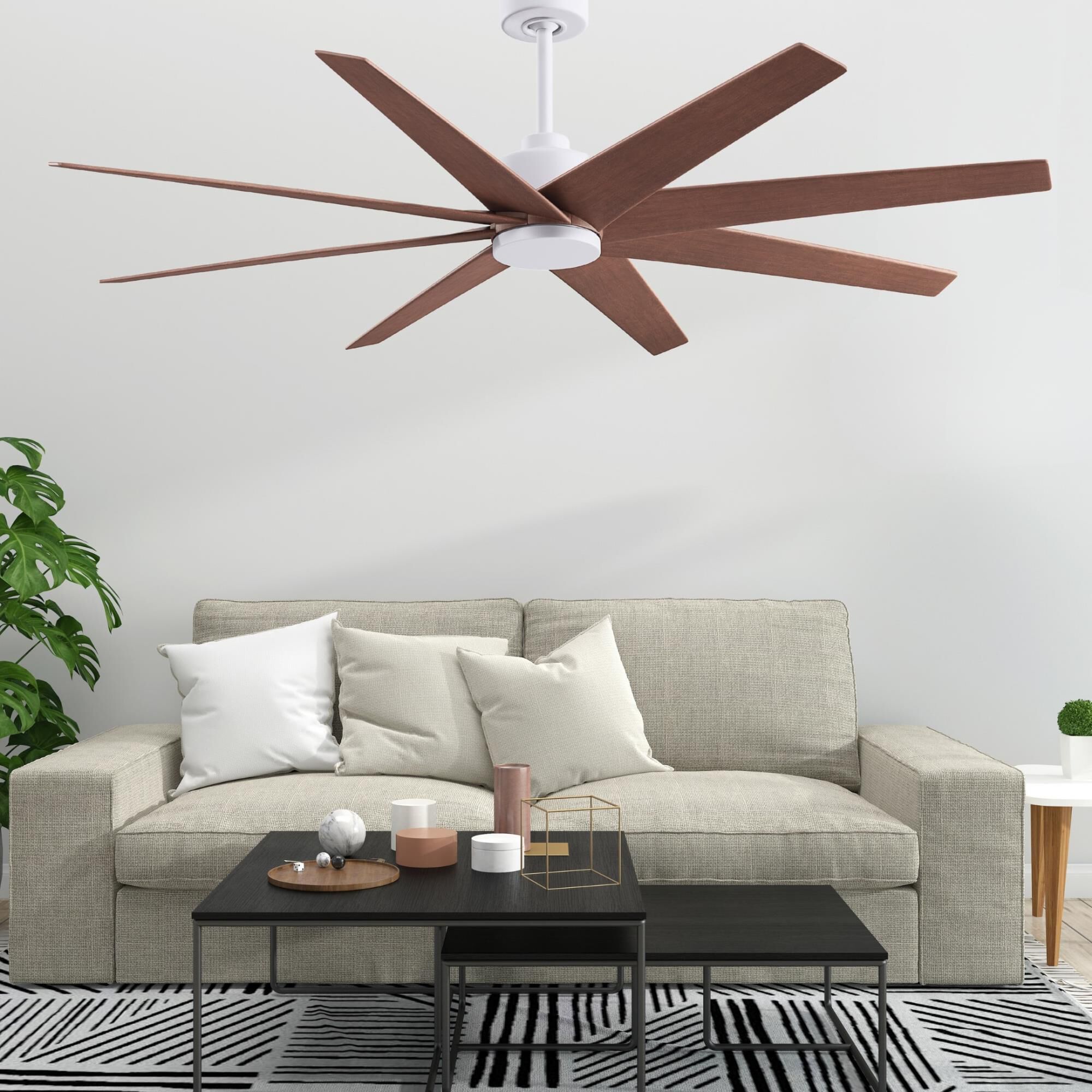 Ariella 64 Inch Ceiling Fan with Light Kit by Matthews Fan Company