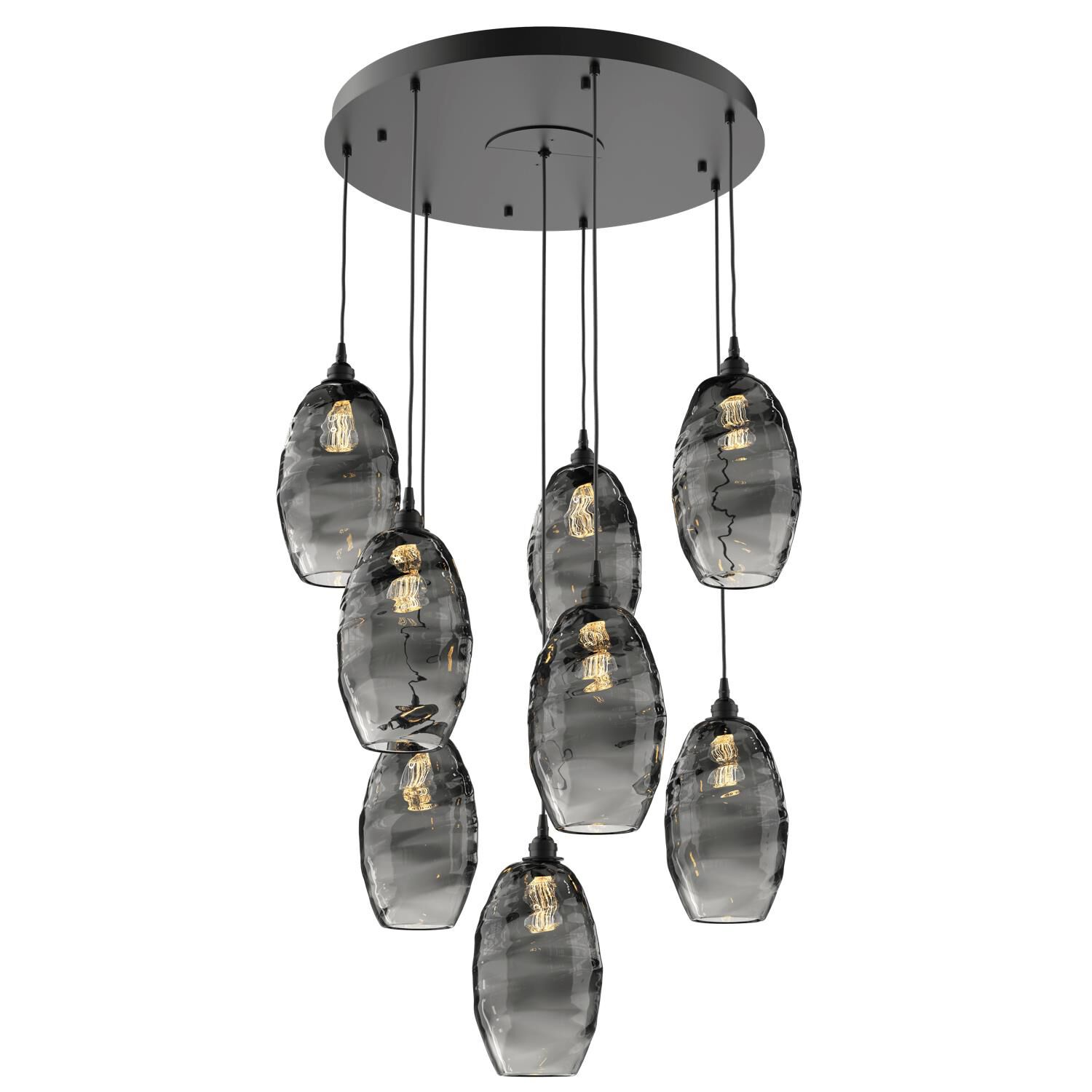 Ellisse Multi Light Pendant by Hammerton Studio