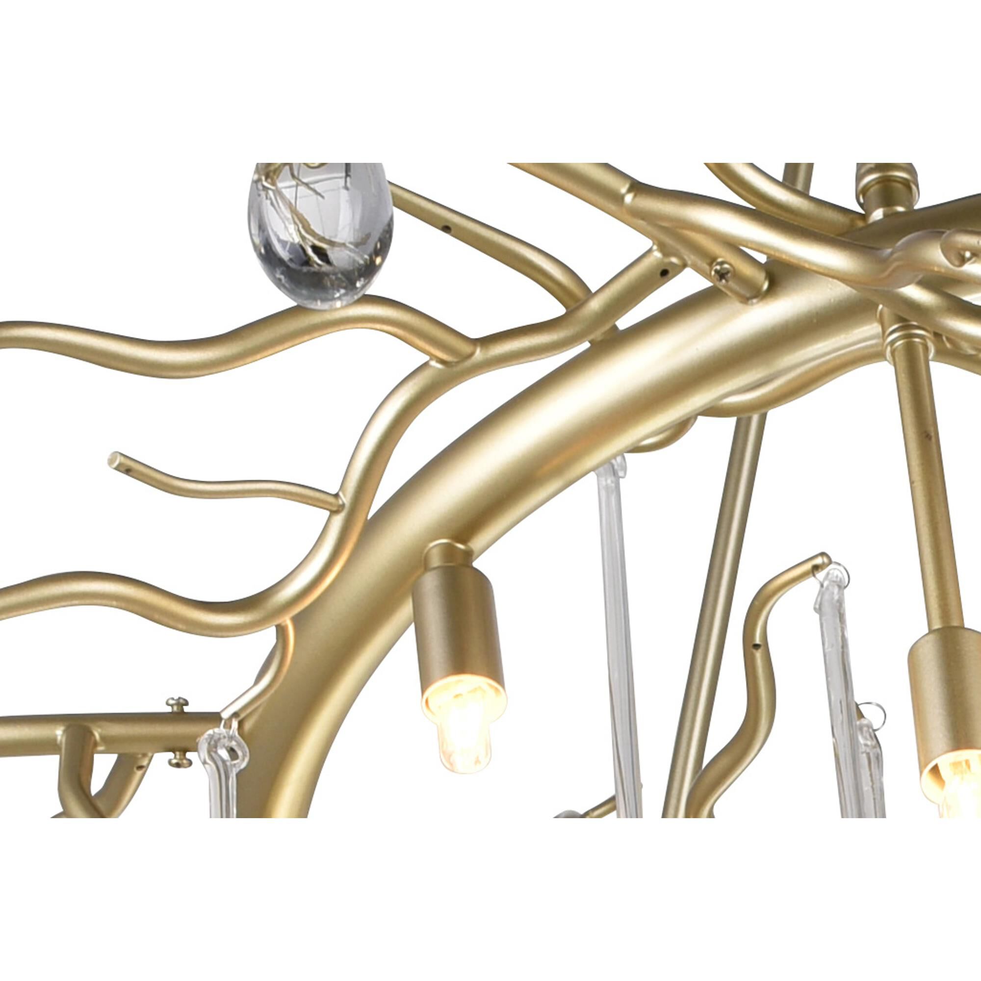 Anita 43 Inch 12 Light Chandelier by CWI Lighting