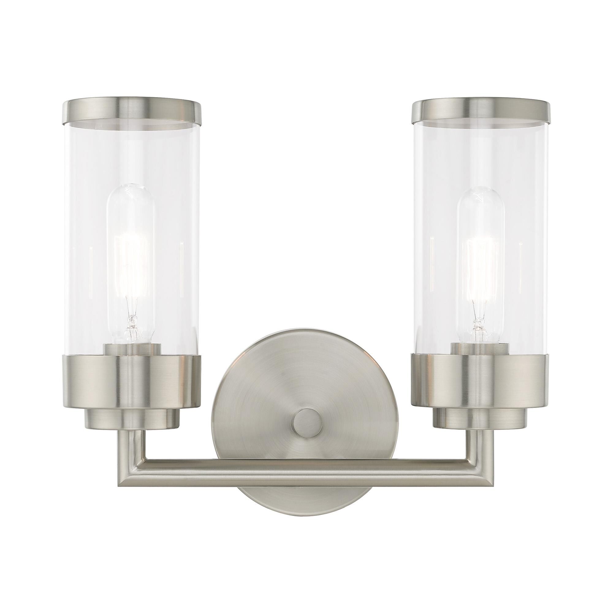 Hillcrest 12 Inch 2 Light Bath Vanity Light by Livex Lighting