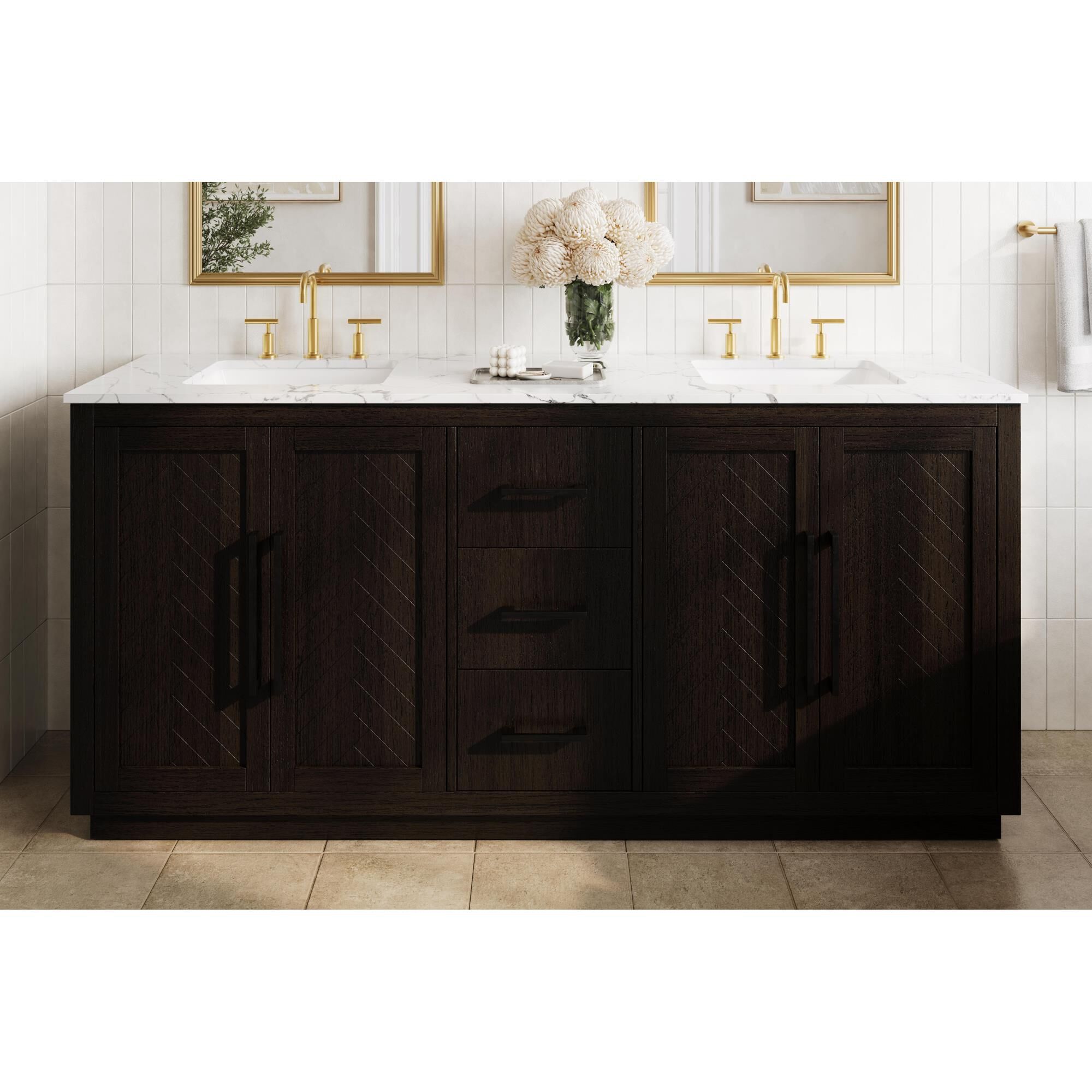 Chase 72 Inch Bath Vanity by Elegant Dcor