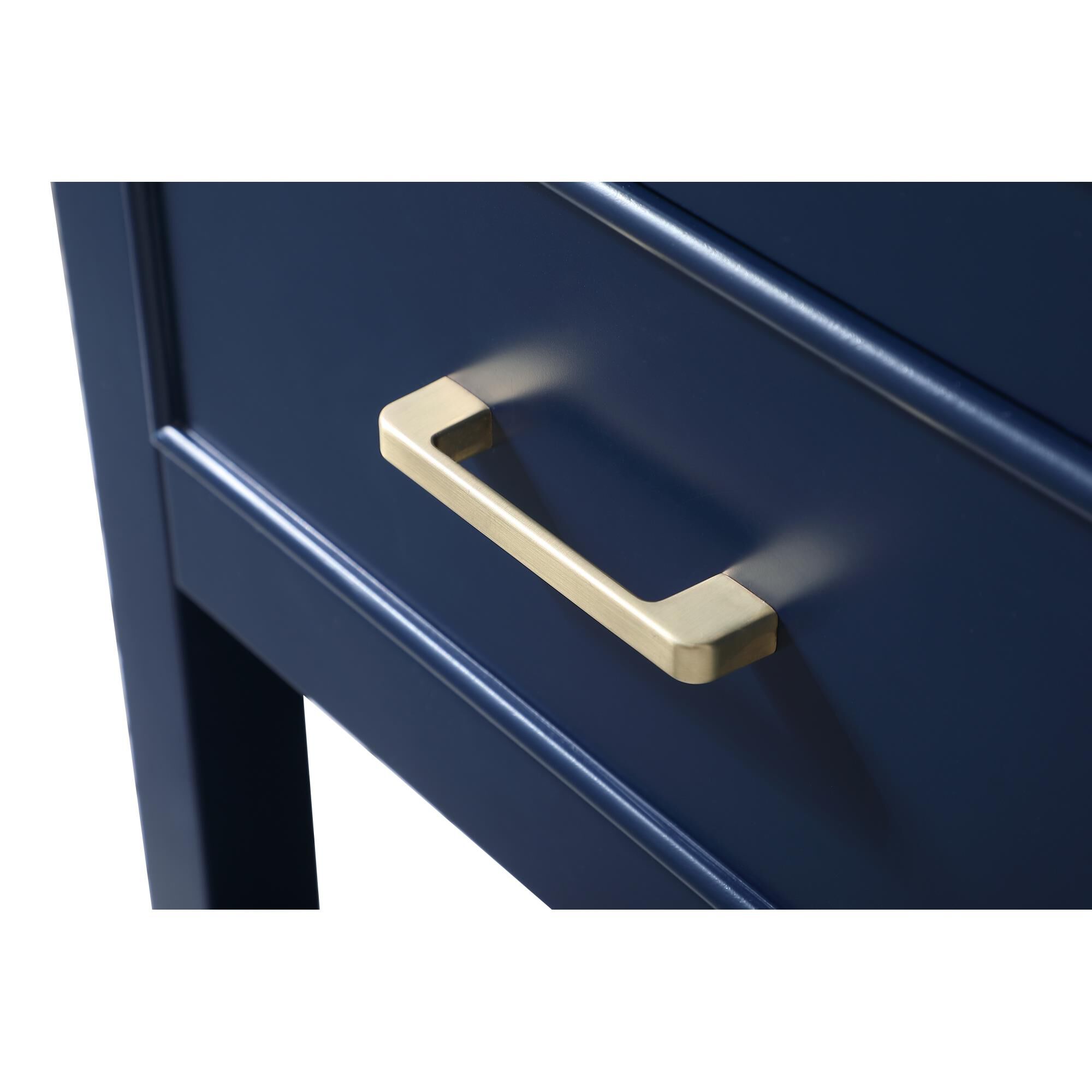 Shown in Blue finish