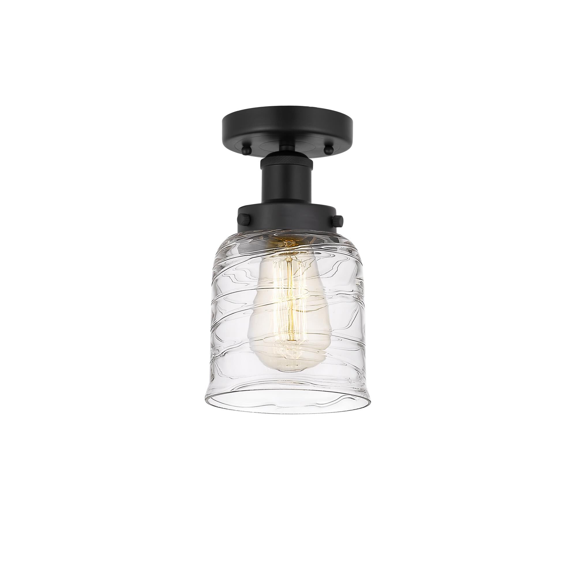 Bruno Marashlian Bell 6 Inch 1 Light Semi Flush Mount by Innovations Lighting