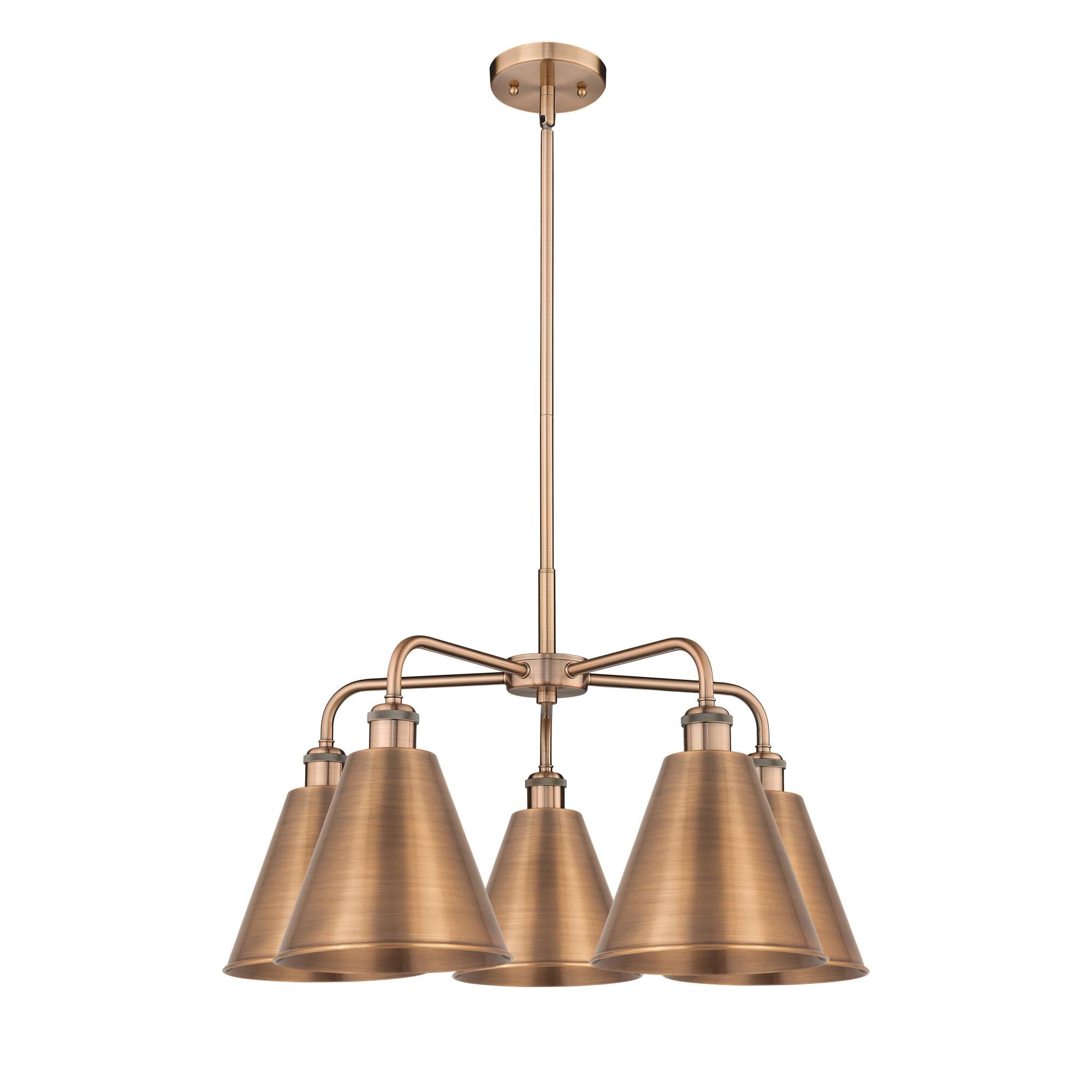 Bruno Marashlian Ballston Cone 26 Inch Chandelier by Innovations Lighting