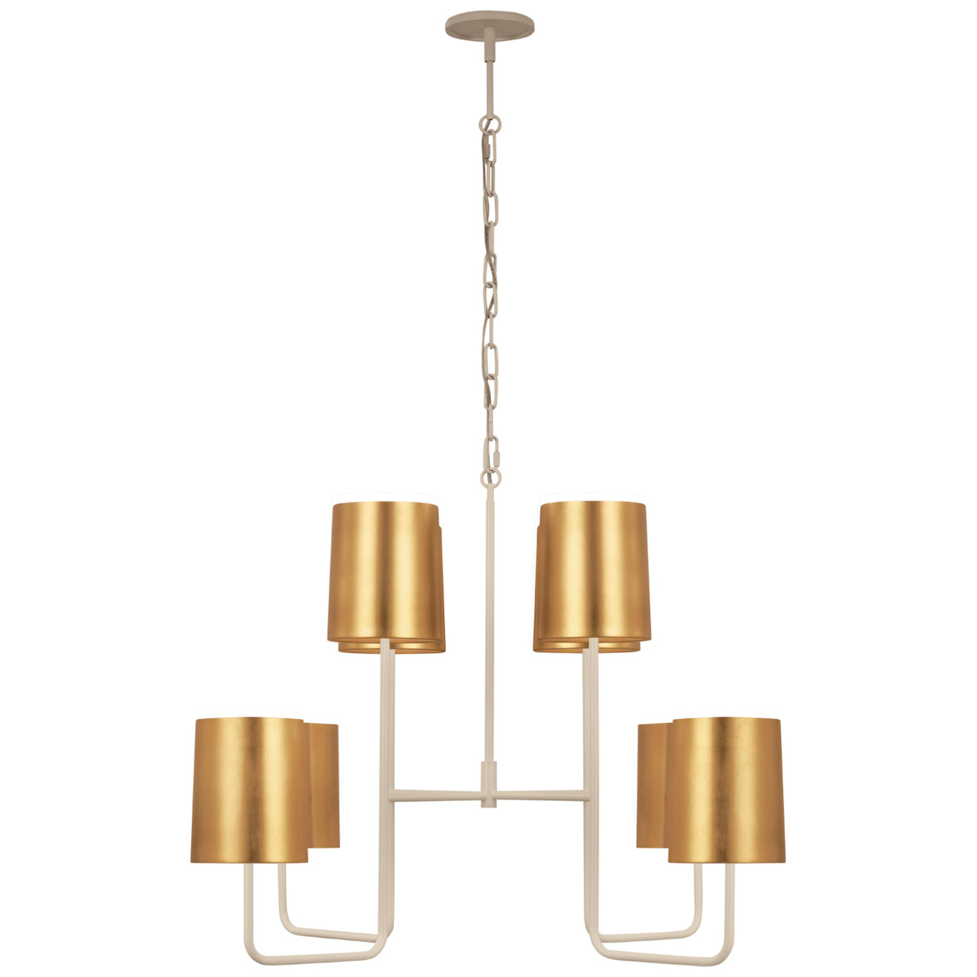 Shown in China White finish and Gild shade