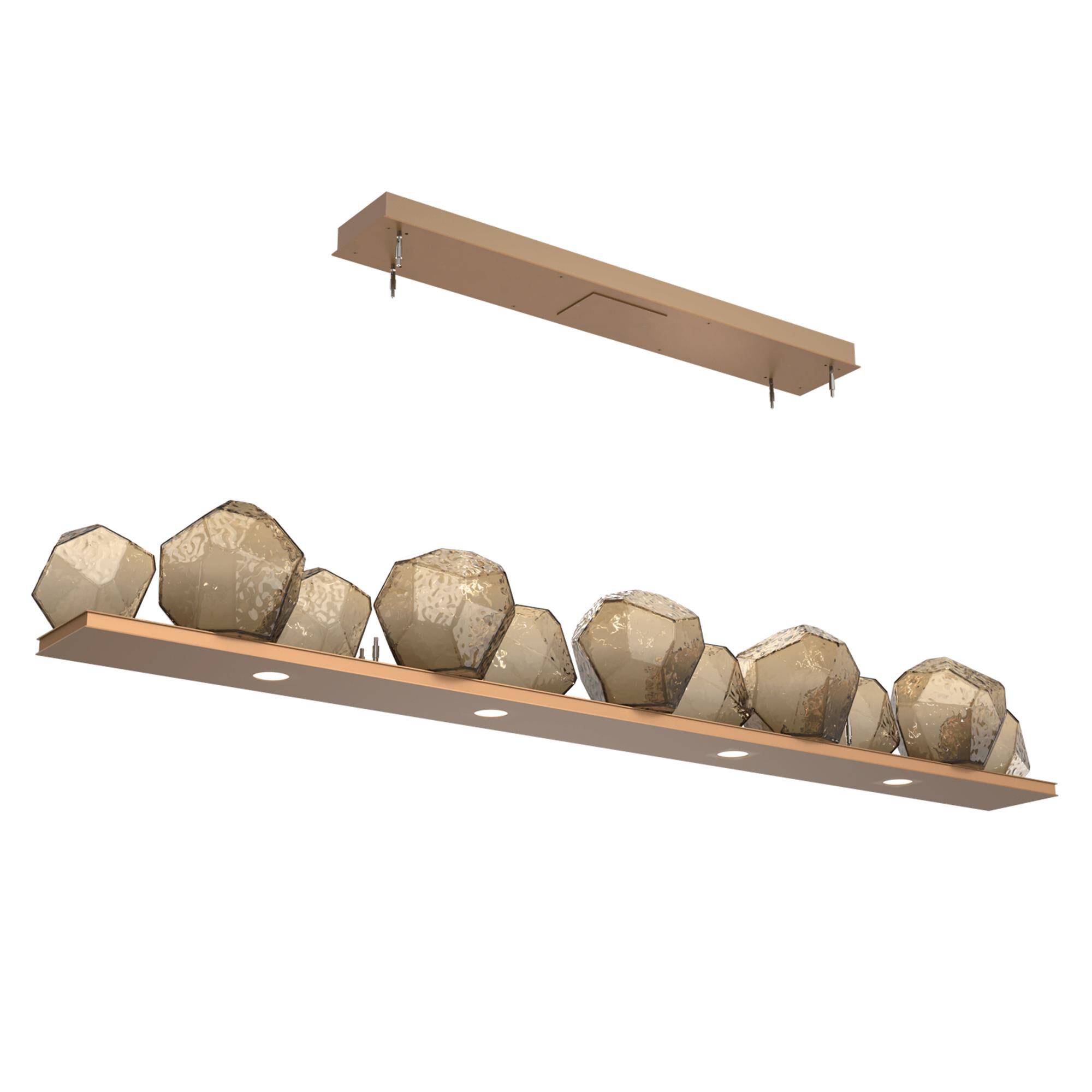 Gem 75 Inch 15 Light LED Linear Suspension Light by Hammerton Studio