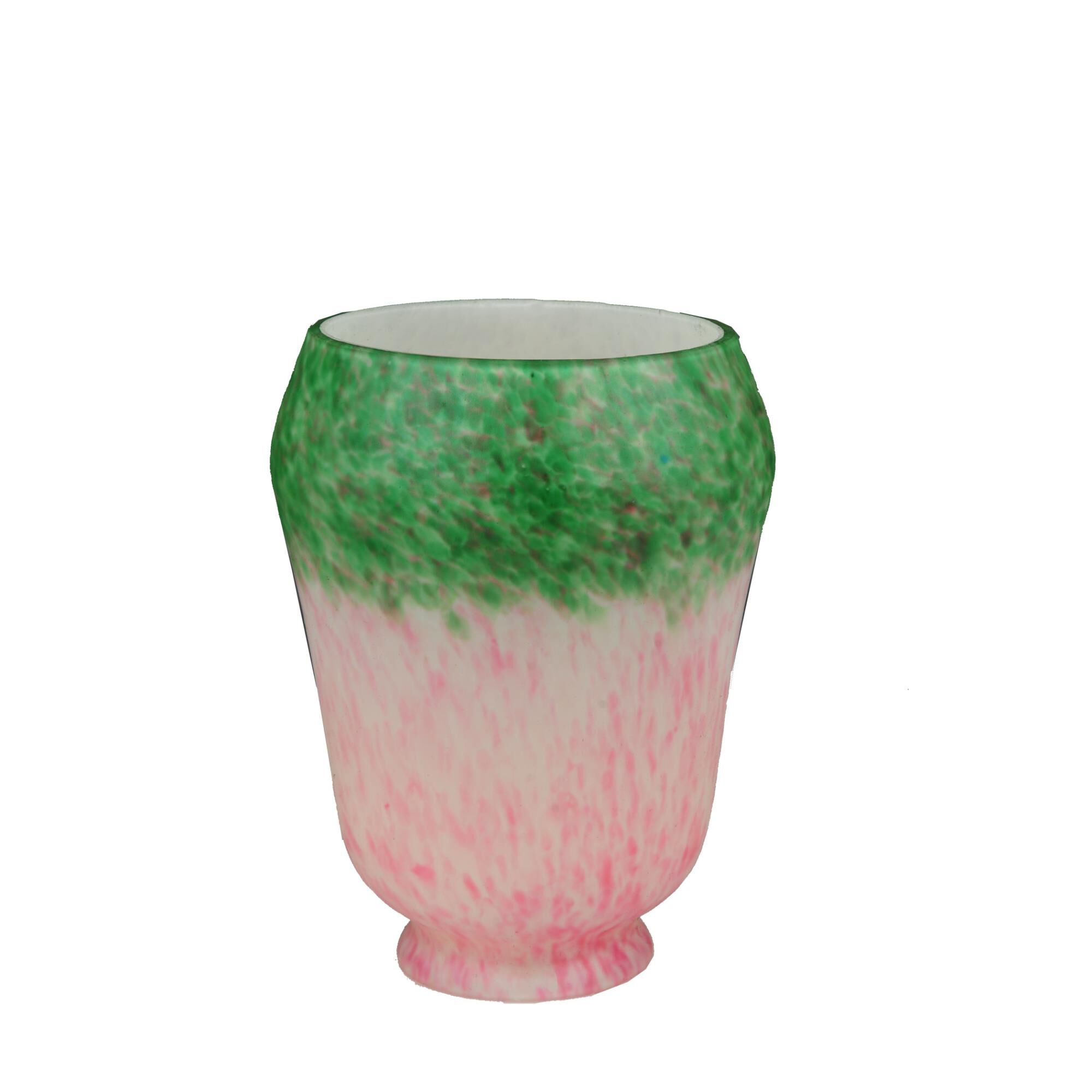 Shown with Pink-Green-Grape glass