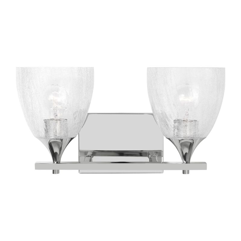 Drew & Jonathan Toffino 16 Inch 2 Light Bath Vanity Light by Visual Comfort Studio