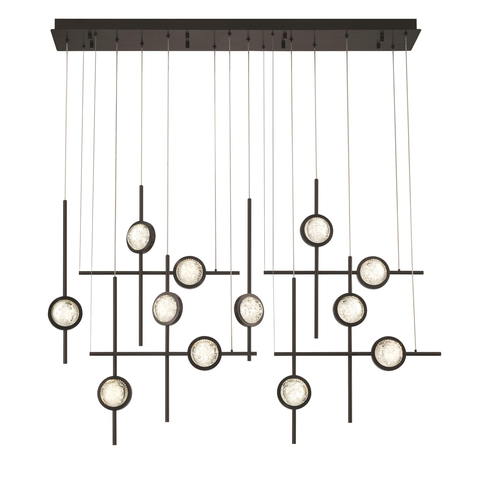 Shown in Black finish and Clear  glass