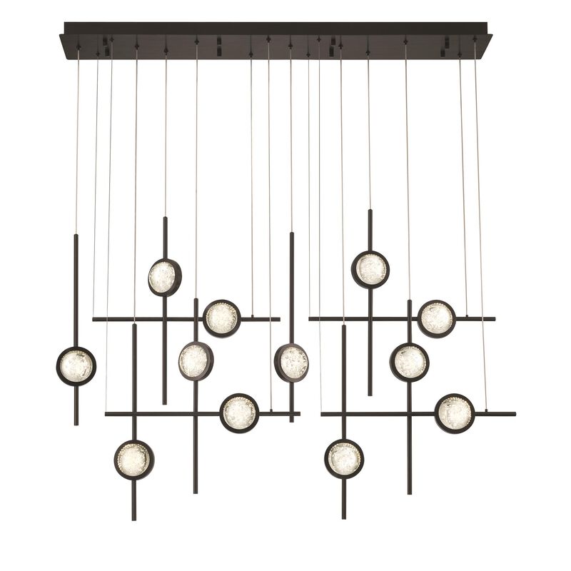 Barletta Medium Linear Chandelier by Eurofase Lighting