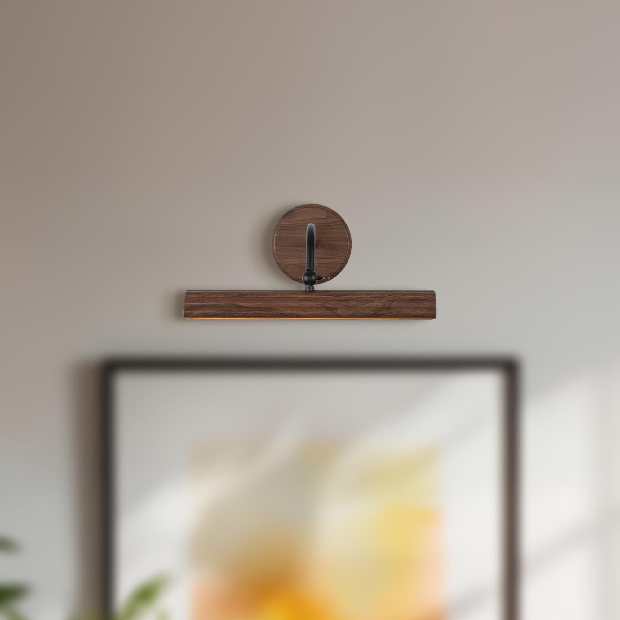 Shown in Walnut finish and Frosted Acrylic Diffuser glass and Aluminum shade