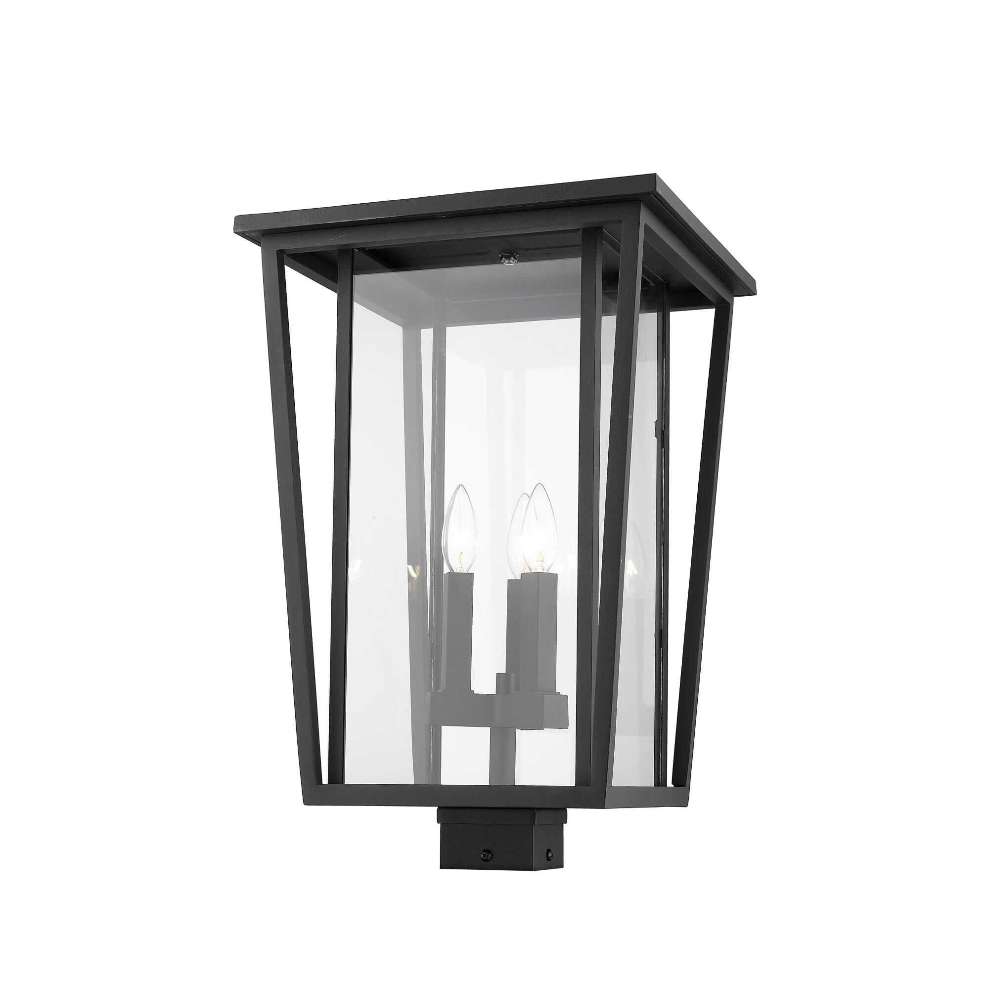 Seoul 22 Inch Tall 3 Light Outdoor Post Lamp by Z-Lite - Clearance