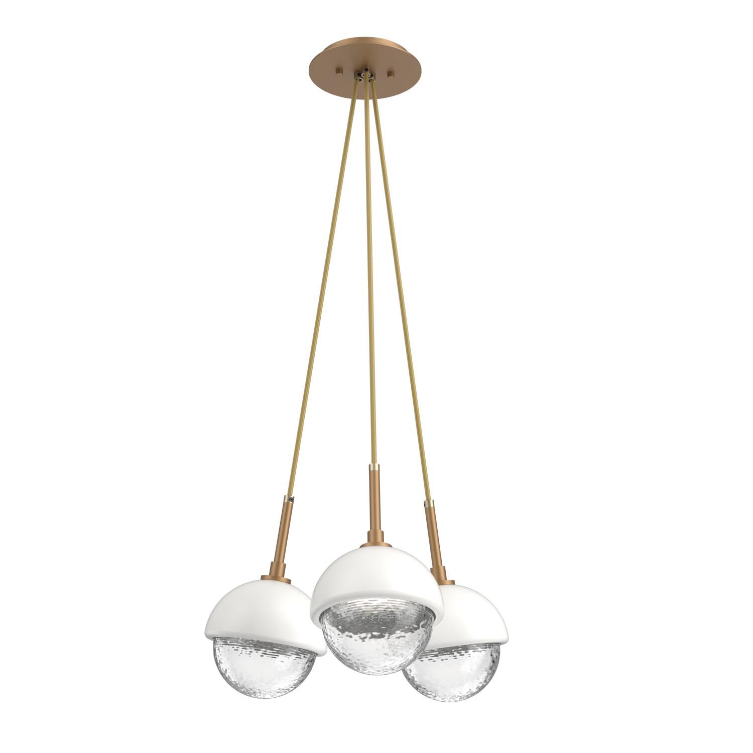 Levi Wilson Cabochon 13 Inch Multi Pendant Light by Hammerton Studio