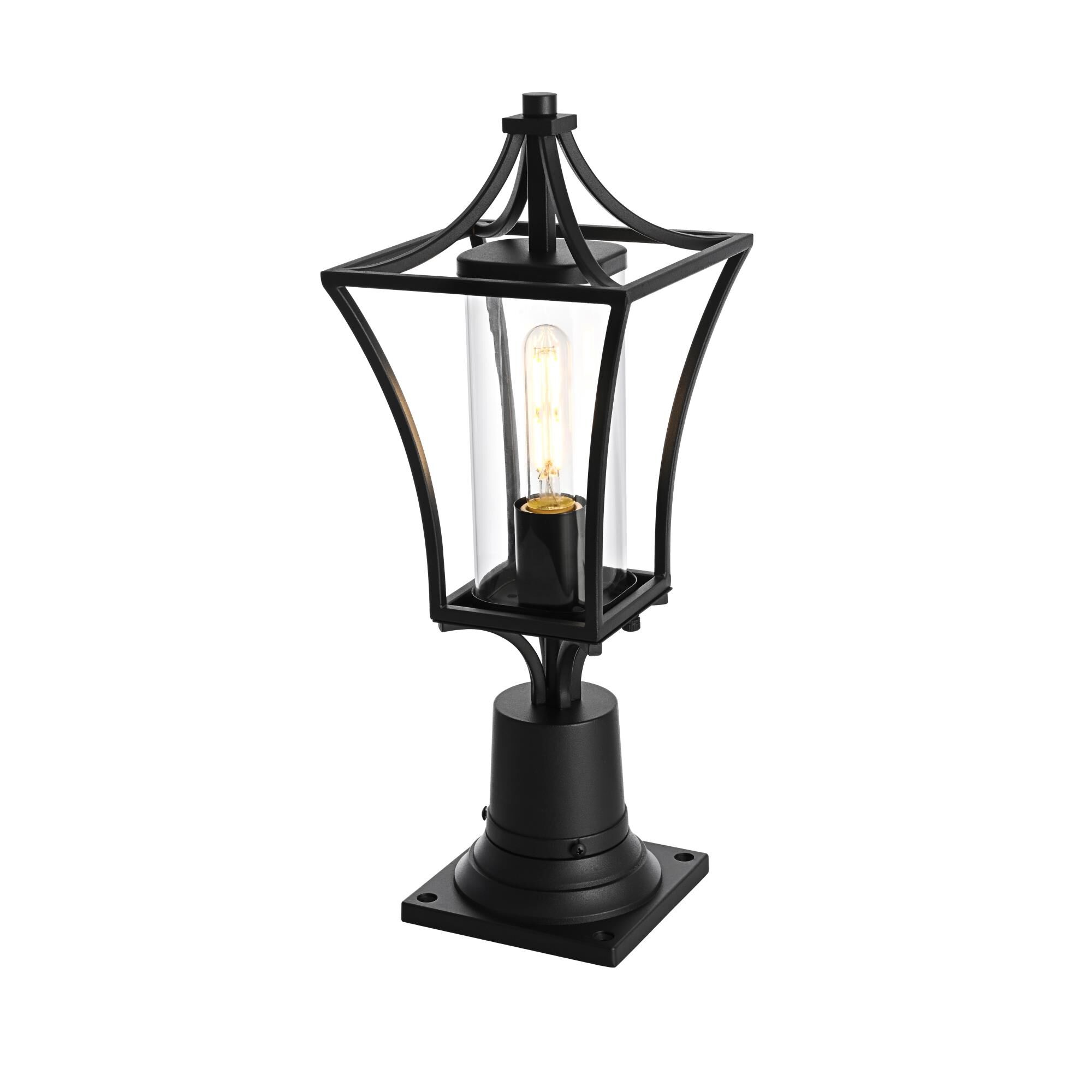 Belgrade 19 Inch Outdoor Post Lamp by Elegant Lighting