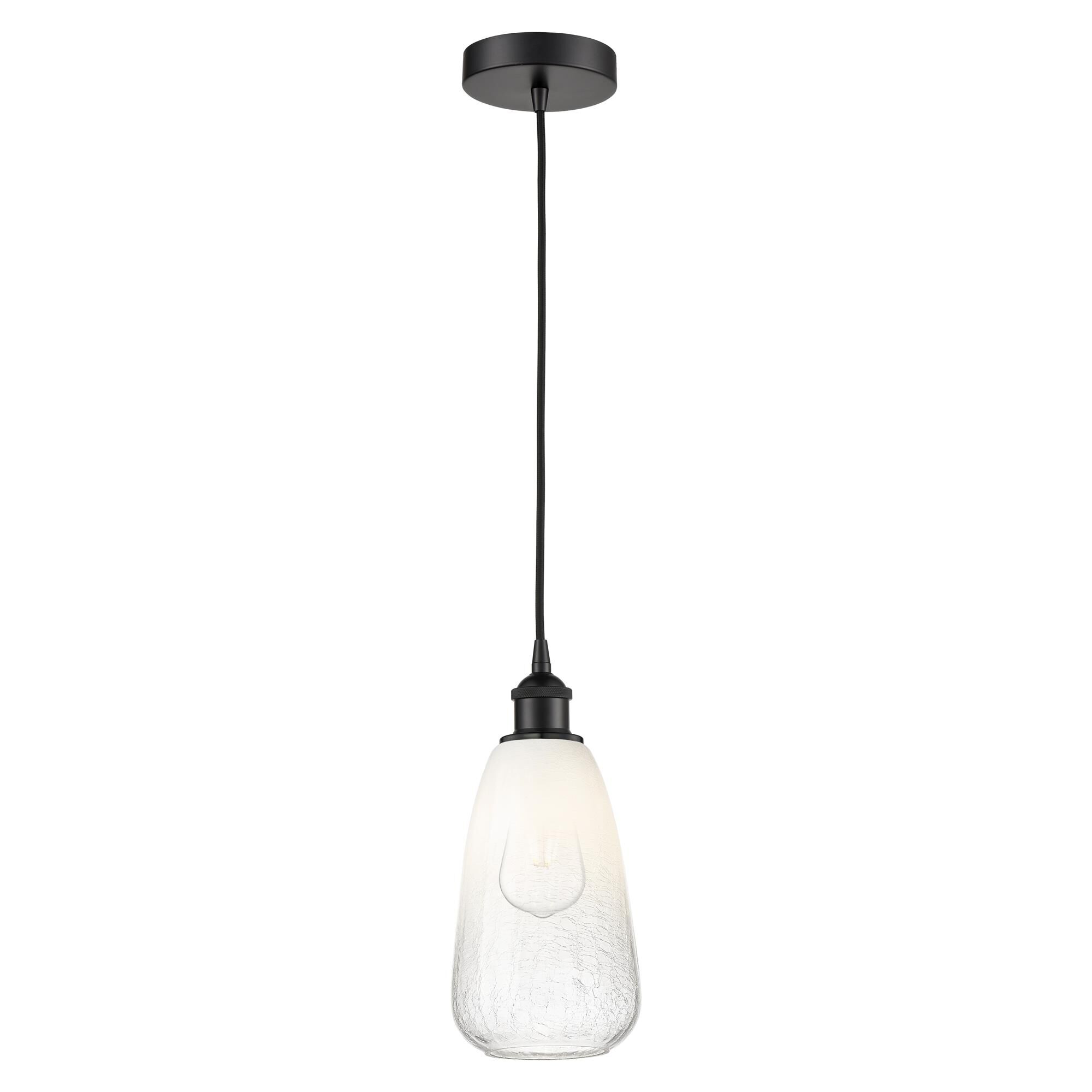 Shown in Matte Black finish and Opal glass