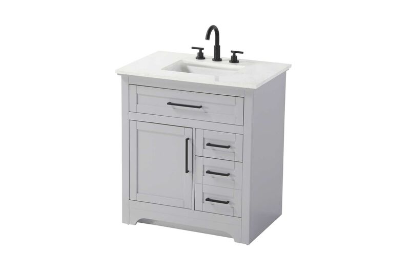 Remington 22 Inch Bath Vanity Cabinet by Elegant Decor