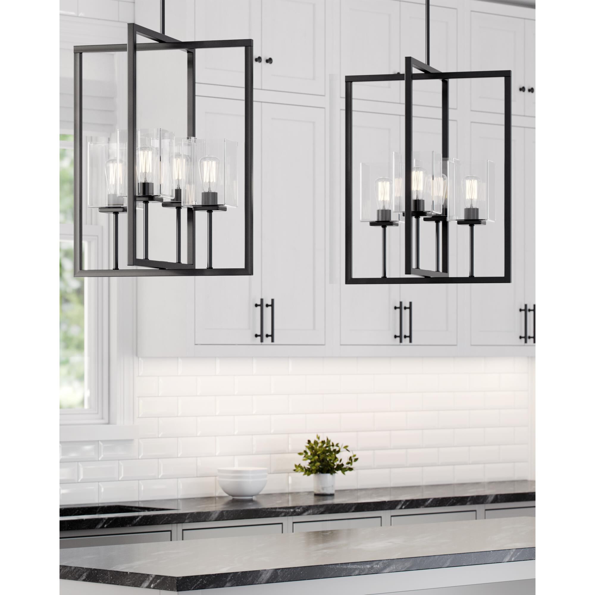 Mitte 21 Inch Cage Pendant by Generation Lighting