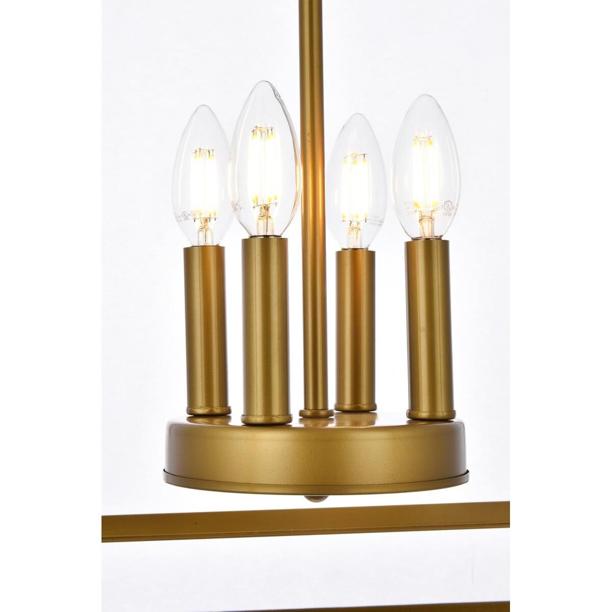 Janet 15 Inch Cage Pendant by Elegant Lighting