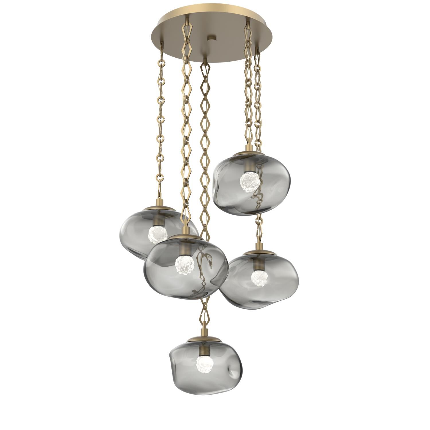 Levi Wilson Nova Led 24 Inch Multi Light Pendant by Hammerton Studio