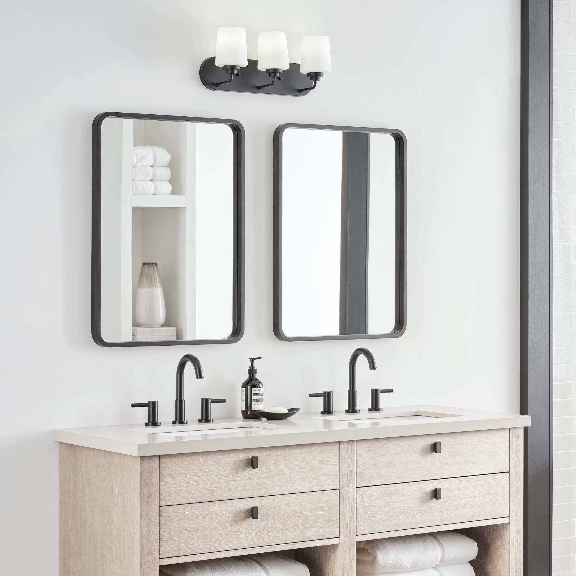 Windom 18 Inch 3 Light Bath Vanity Light by Generation Lighting