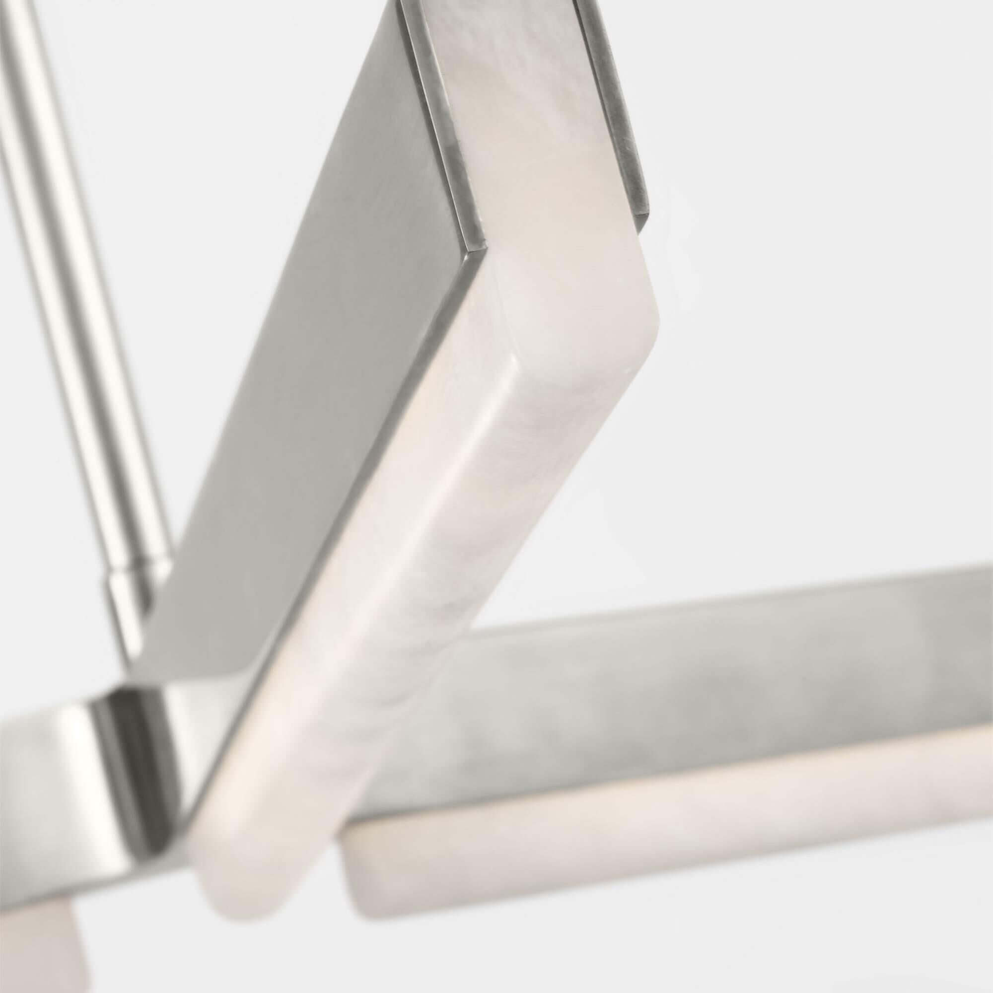 Shown in Antique Nickel finish and Alabaster Diffuser glass