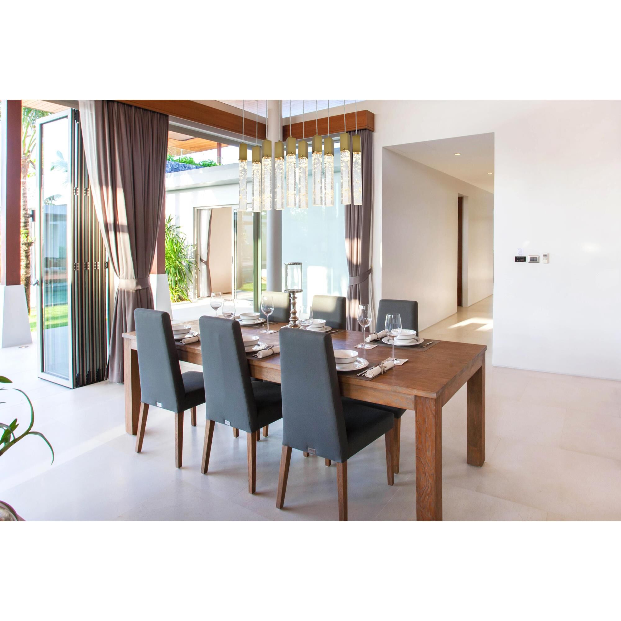 Aurora 42 Inch Linear Suspension Light by Elegant Lighting