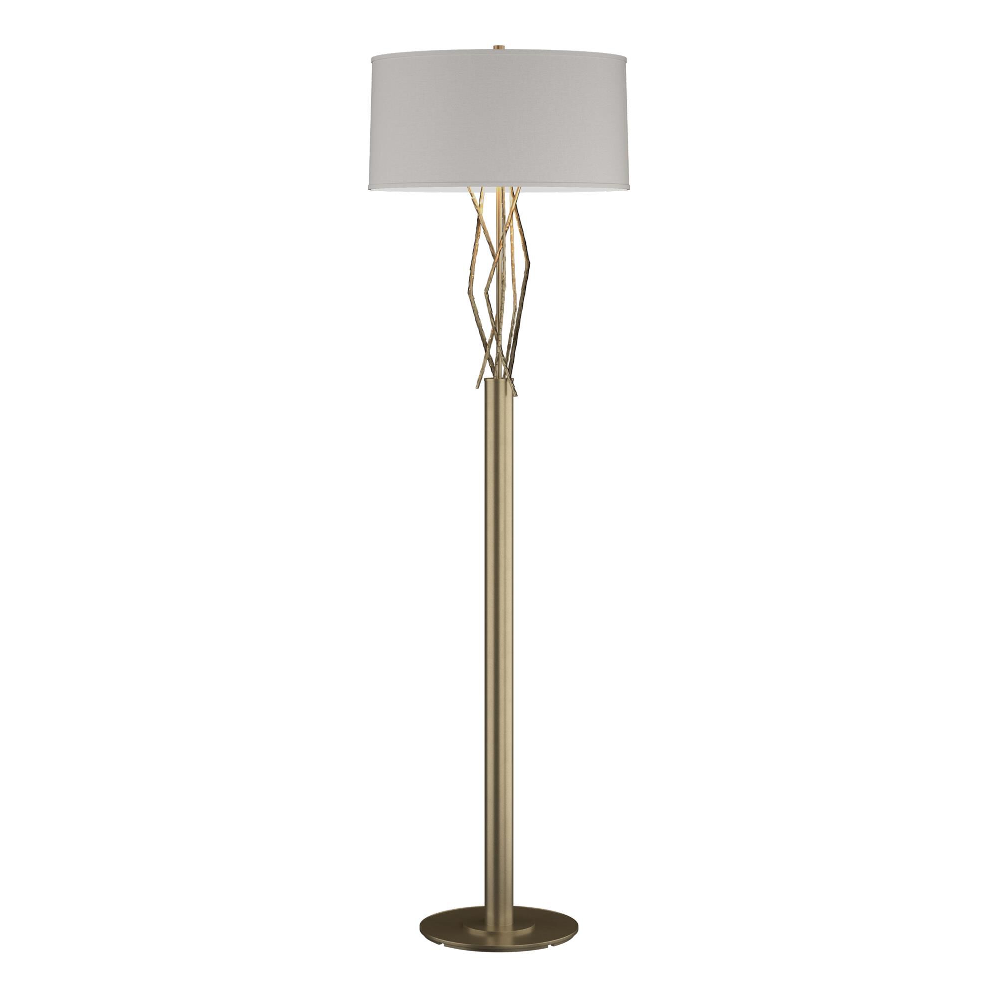 Shown in Soft Gold finish and Flax shade