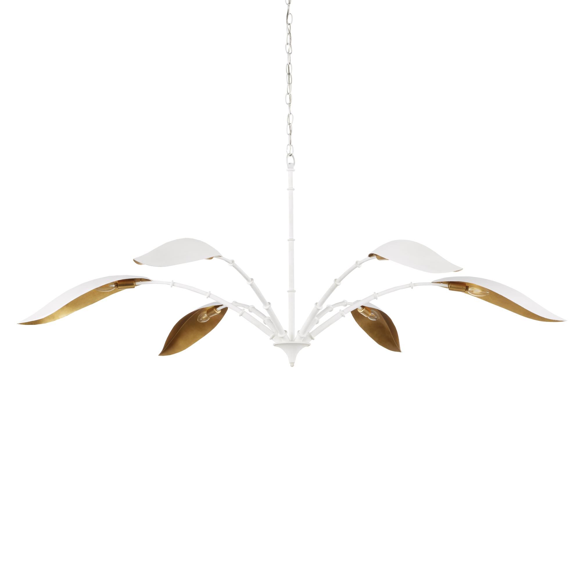 Shown in Gesso White, Contemporary Gold Leaf finish