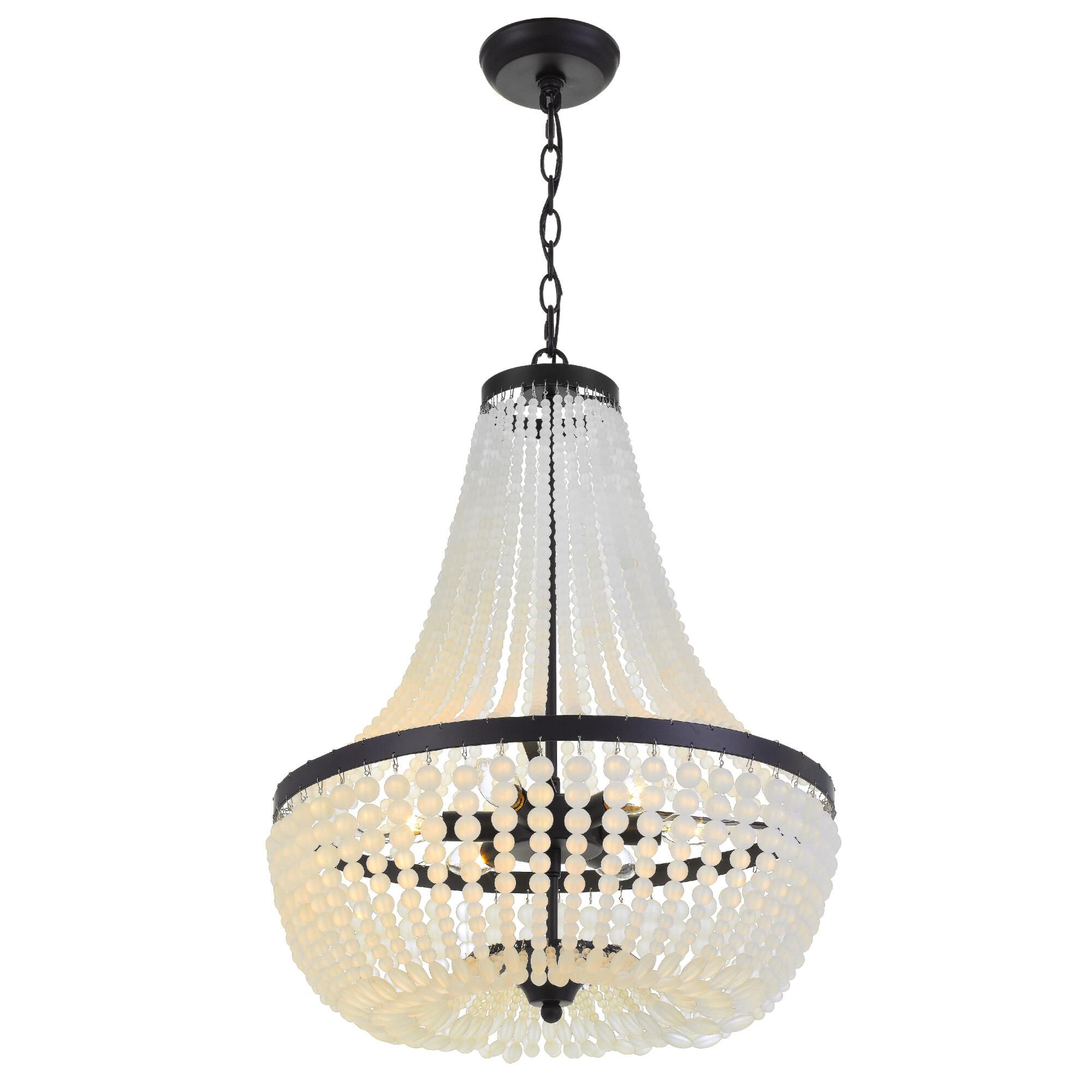 Rylee 18 Inch 6 Light Mini Chandelier by Crystorama