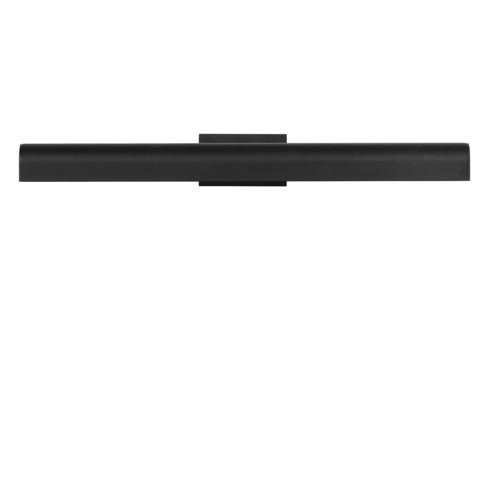 Shown in Midnight Black finish and White Acrylic Diffuser shade