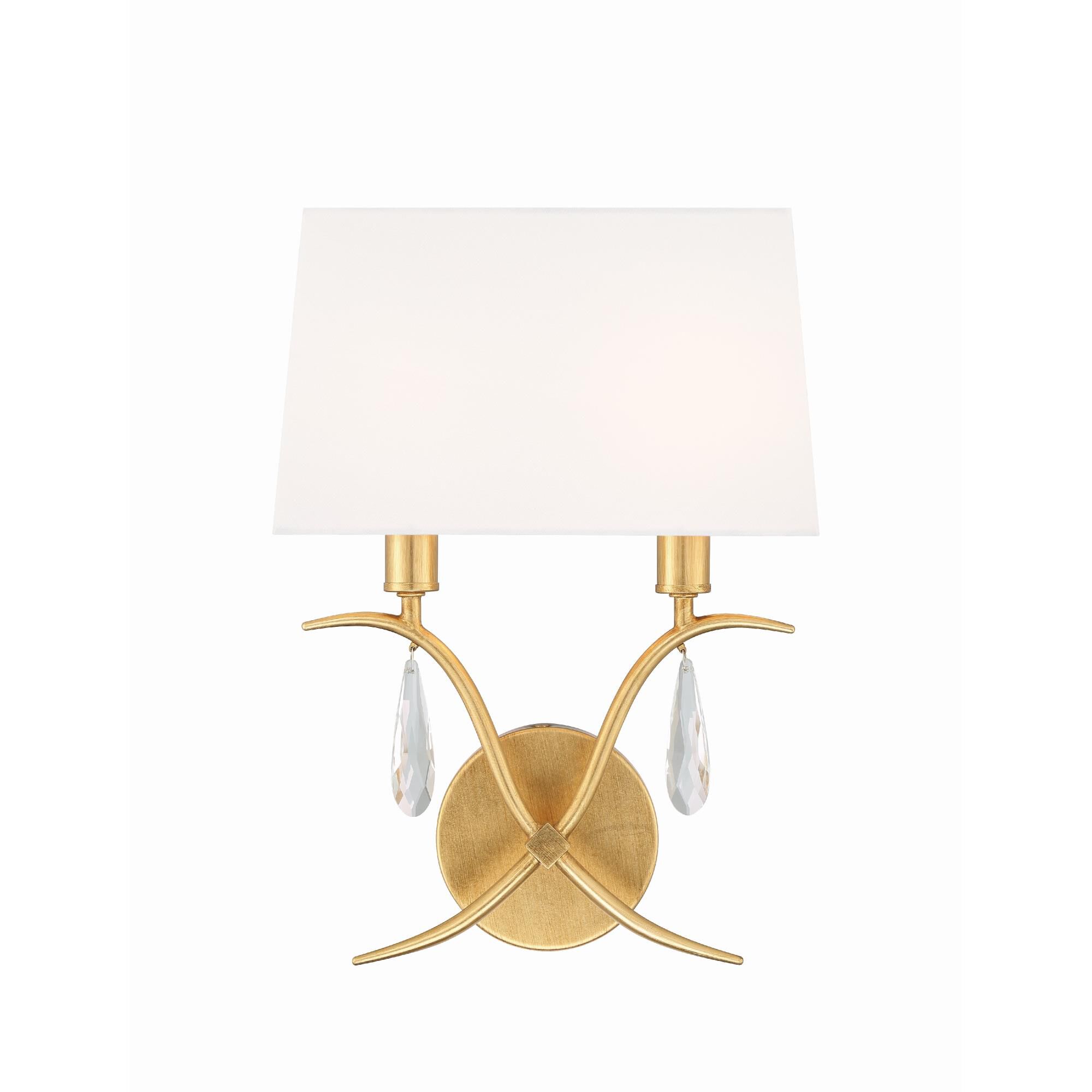 Rollins 14 Inch Wall Sconce by Crystorama