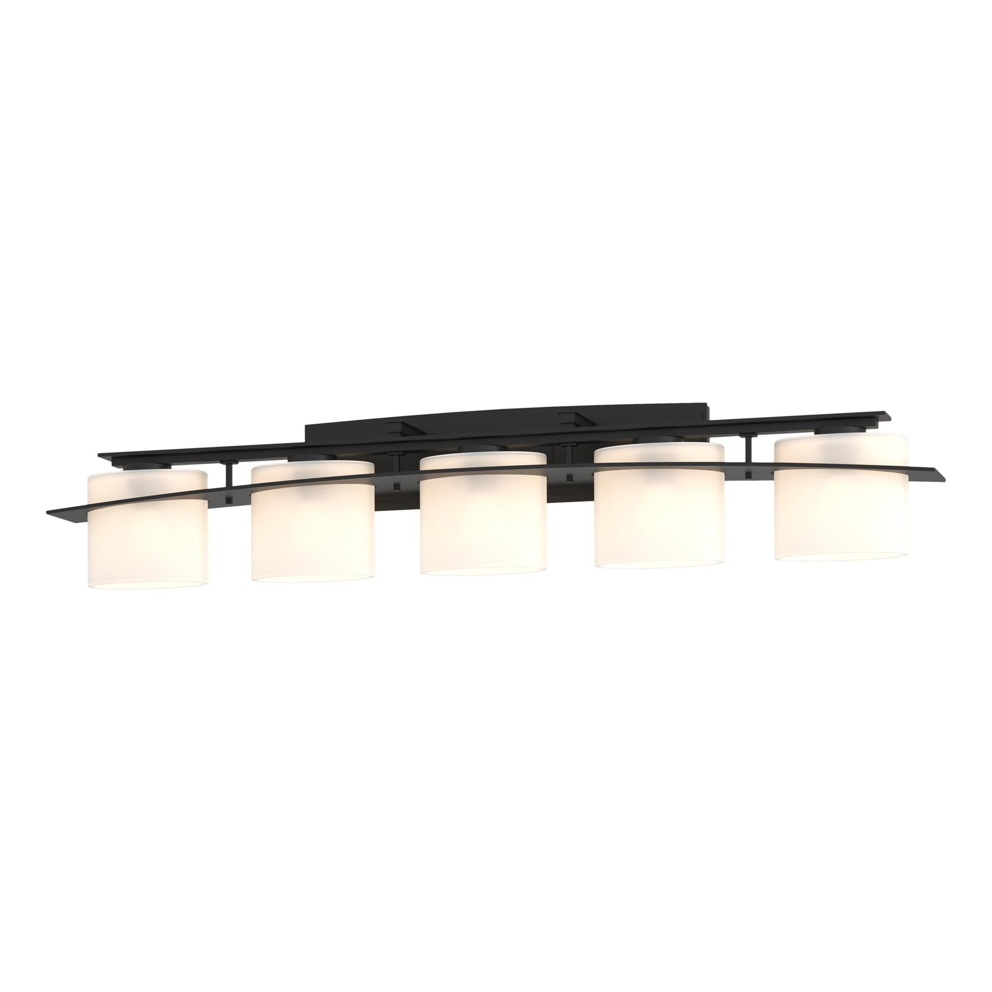 Shown in Black finish and Opal  glass