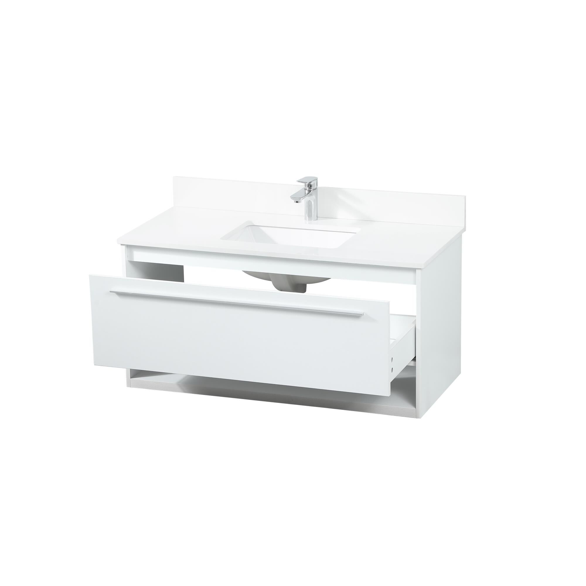 Shown in White finish